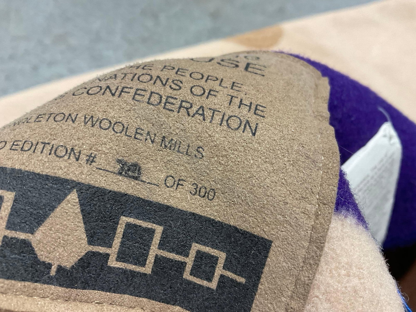 Limited Edition #d 78 of 300, Beaver State Pendleton Blanket, 76x62 w/Tags still on - 5
