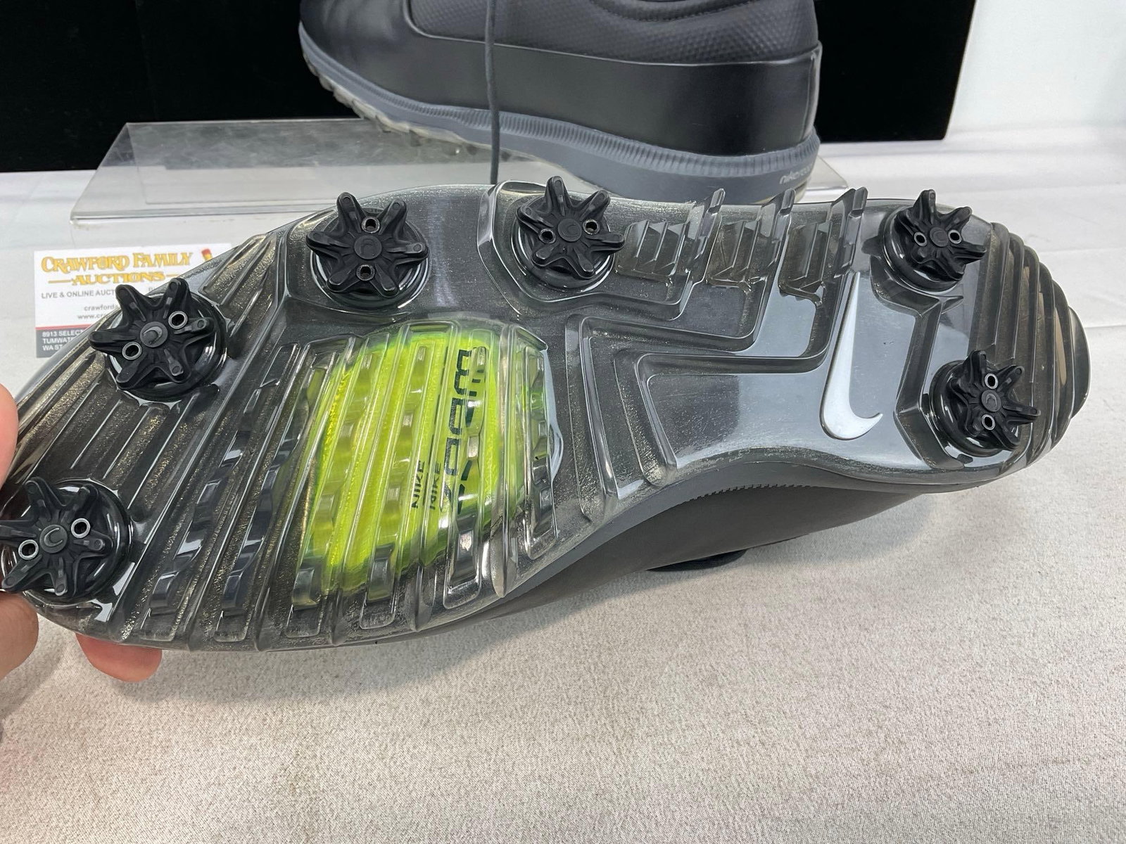 Nike Air Zoom Victory Tour Golf Shoes, Triple Black pattern, US mens Size 12, AQ1478-001 - 5