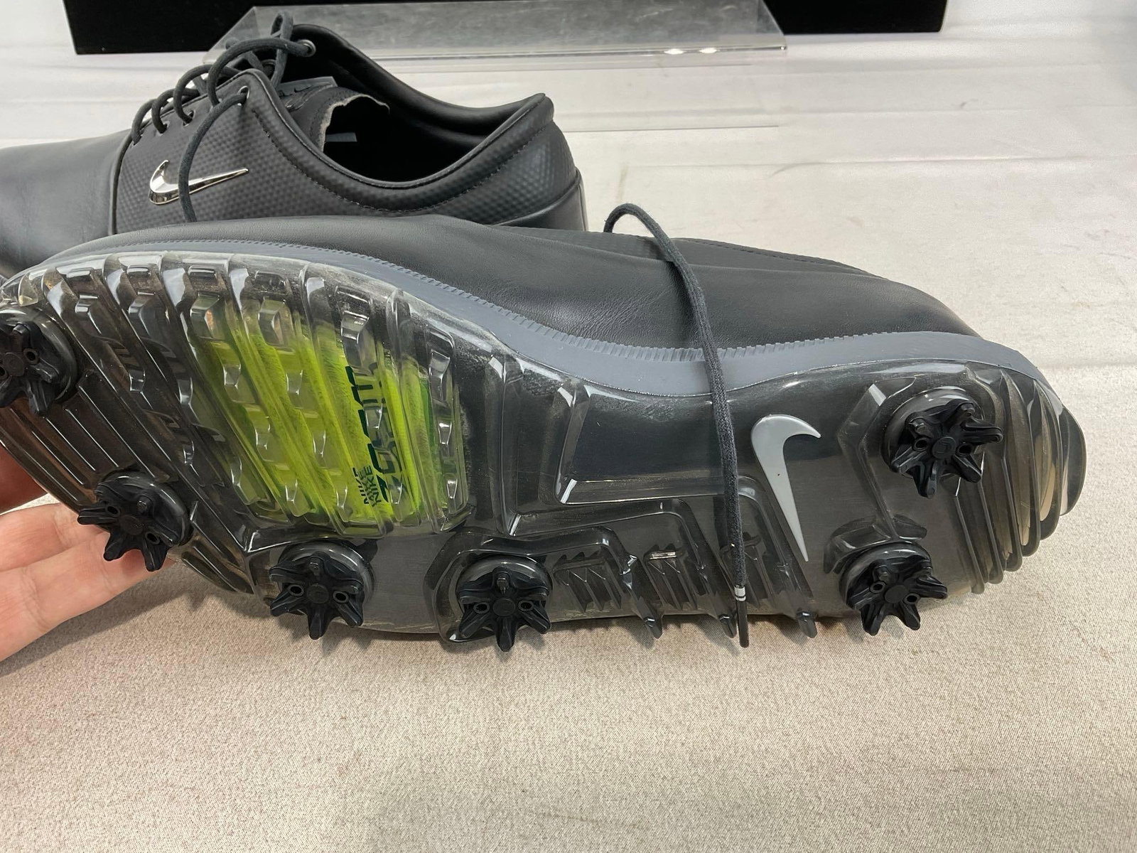 Nike Air Zoom Victory Tour Golf Shoes, Triple Black pattern, US mens Size 12, AQ1478-001 - 7