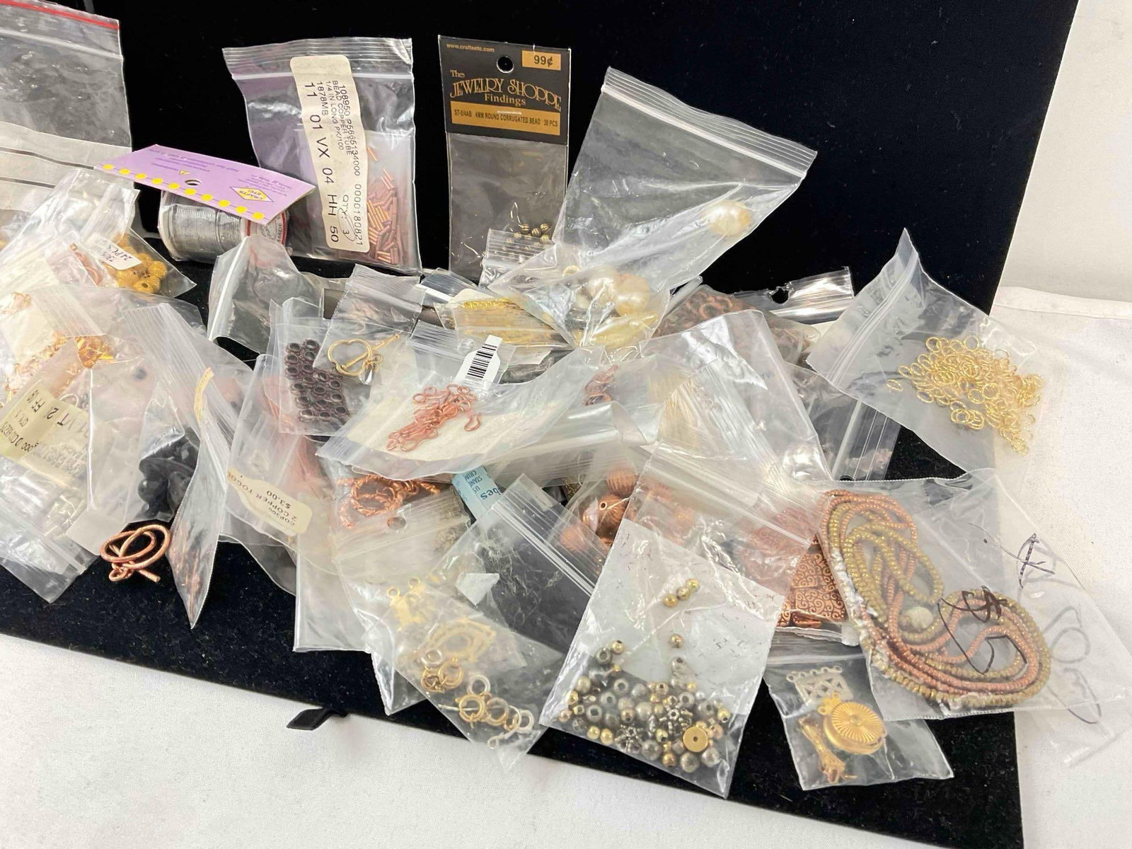 Uncounted Assortment of Jewelry Making Supplies, incl. Beads, Findings & More! See pics. - 4