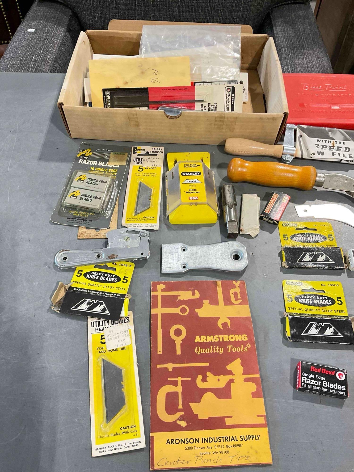 25+ pcs Vintage Hand Tools & Supplies Assortment, incl. General Drill Grinding Attachment & More! - 2