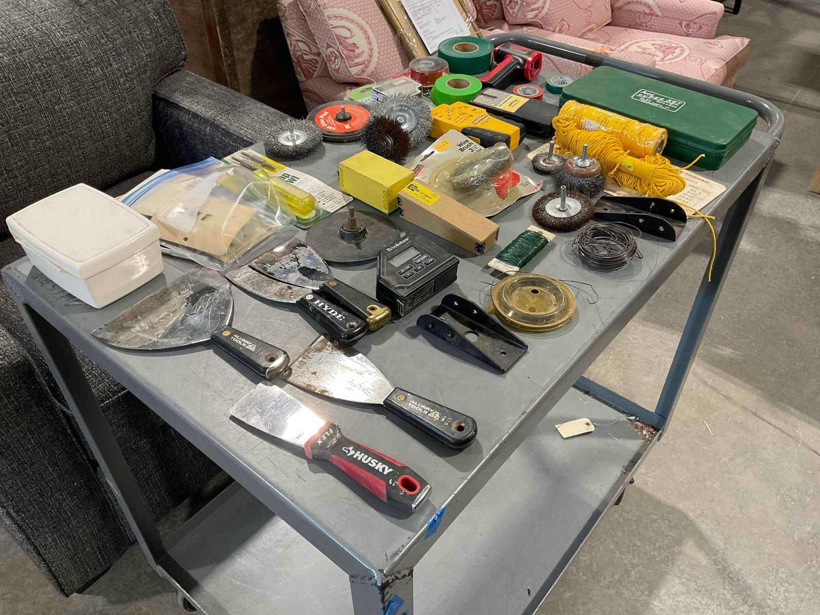 25+ pcs Hand Tools & Supplies, incl. Ace Super Set of Taps & Dies, Brookstone Ruler & More! - 6