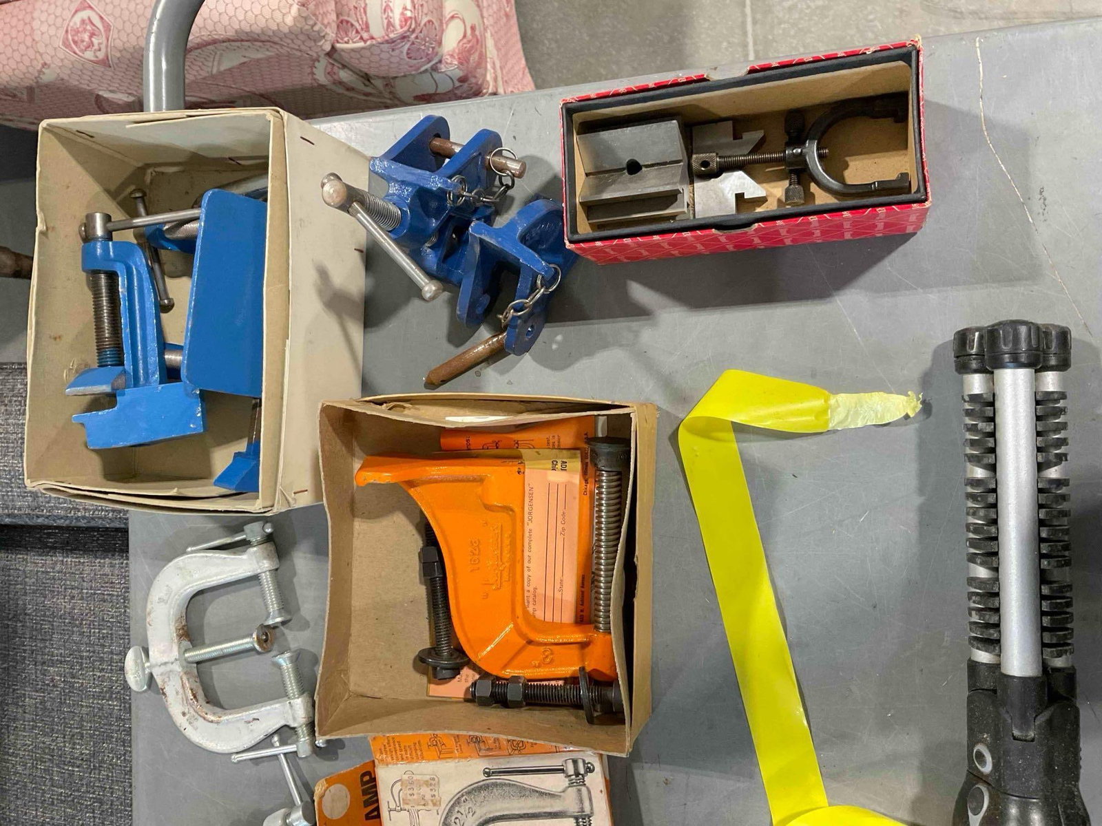 17 pcs Hand Tools & Supplies, incl. PRAKTIKUS Model 66 Clamping Device, Pony Clamps & More! - 4