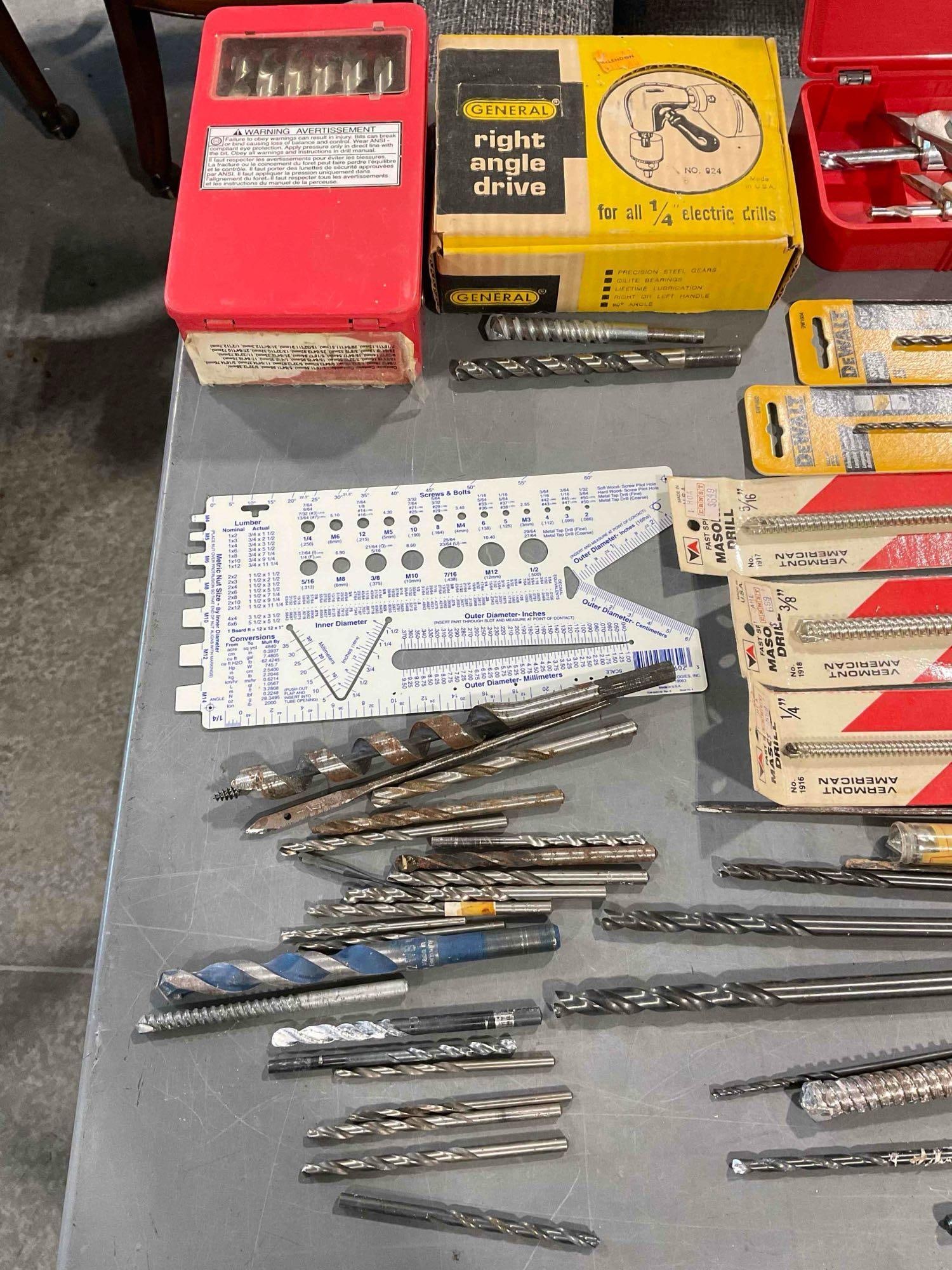 25+ pcs Hand Tools & Supplies, incl. Masonry Drill Bits by DeWalt, Vermont American & More! - 4
