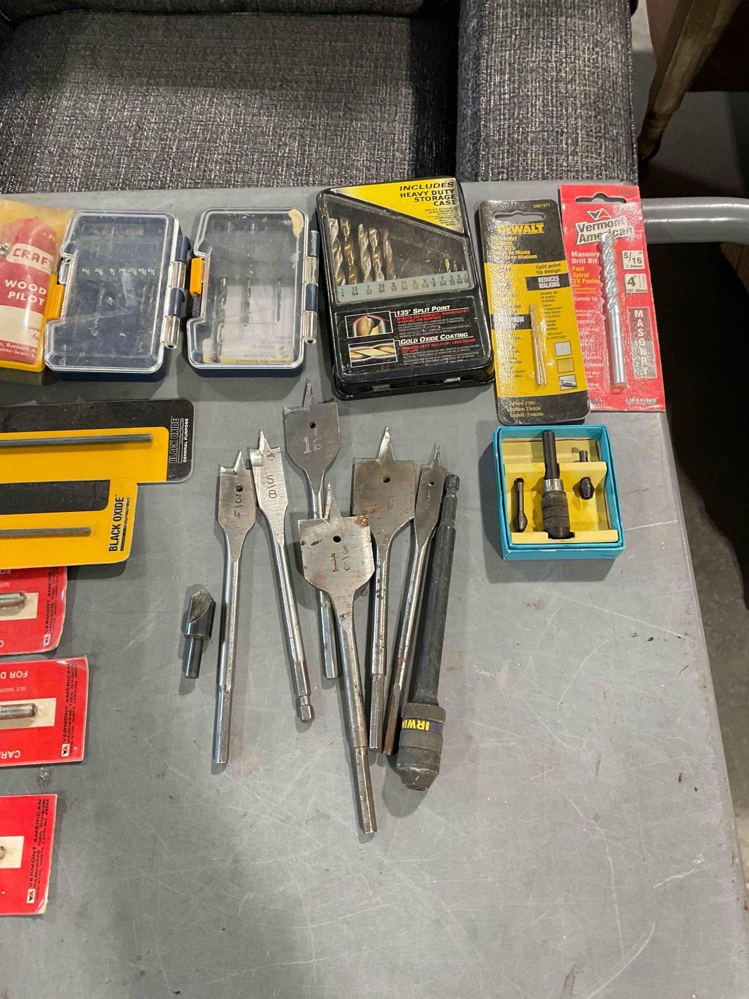 25+ pcs Hand Tools & Supplies, incl. Masonry Drill Bits by DeWalt, Vermont American & More! - 6