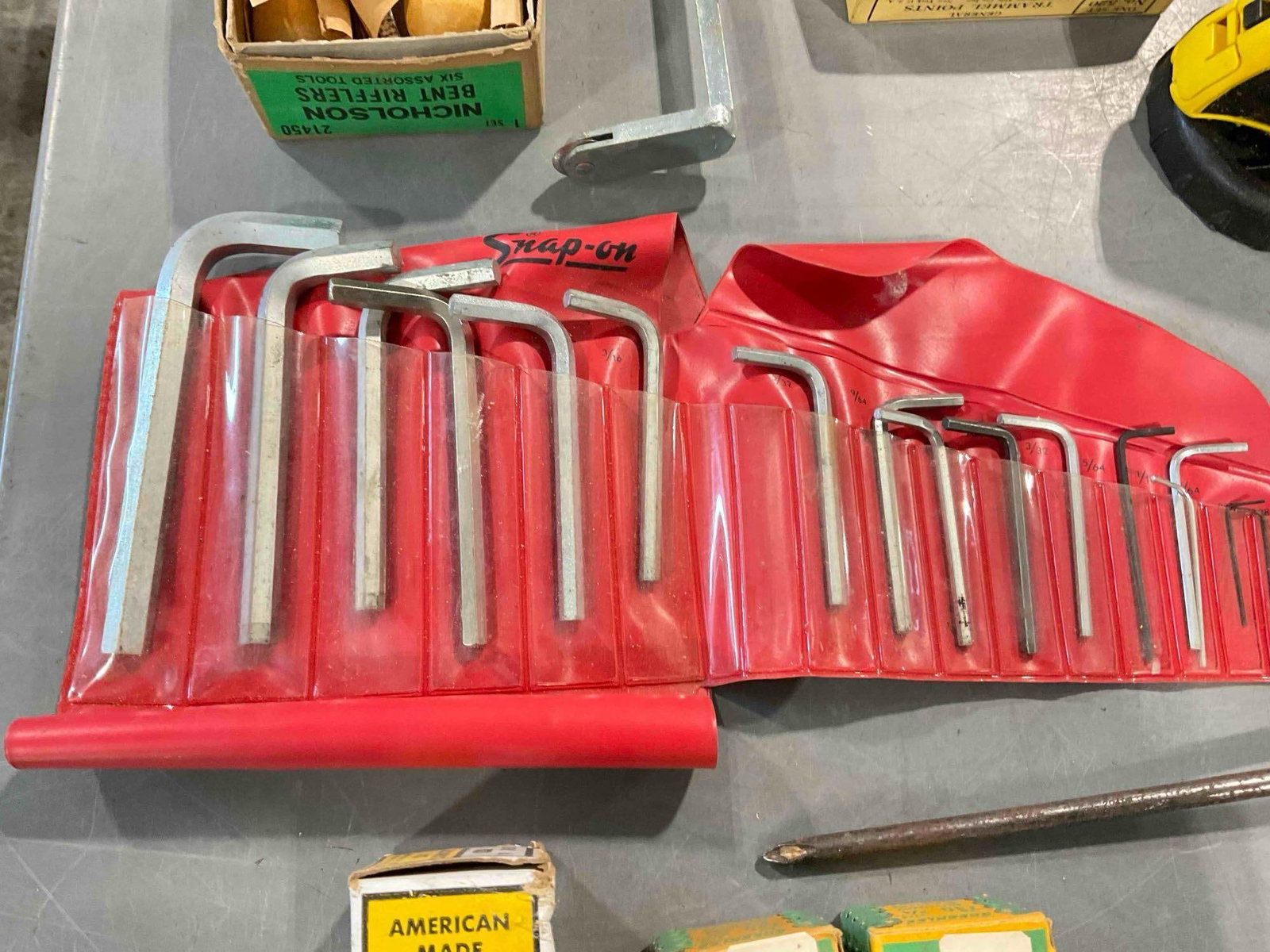 13 pcs Hand Tools & Supplies, incl. Snap On Wrenches, Nicholson Bent Rifflers & Much More! - 4