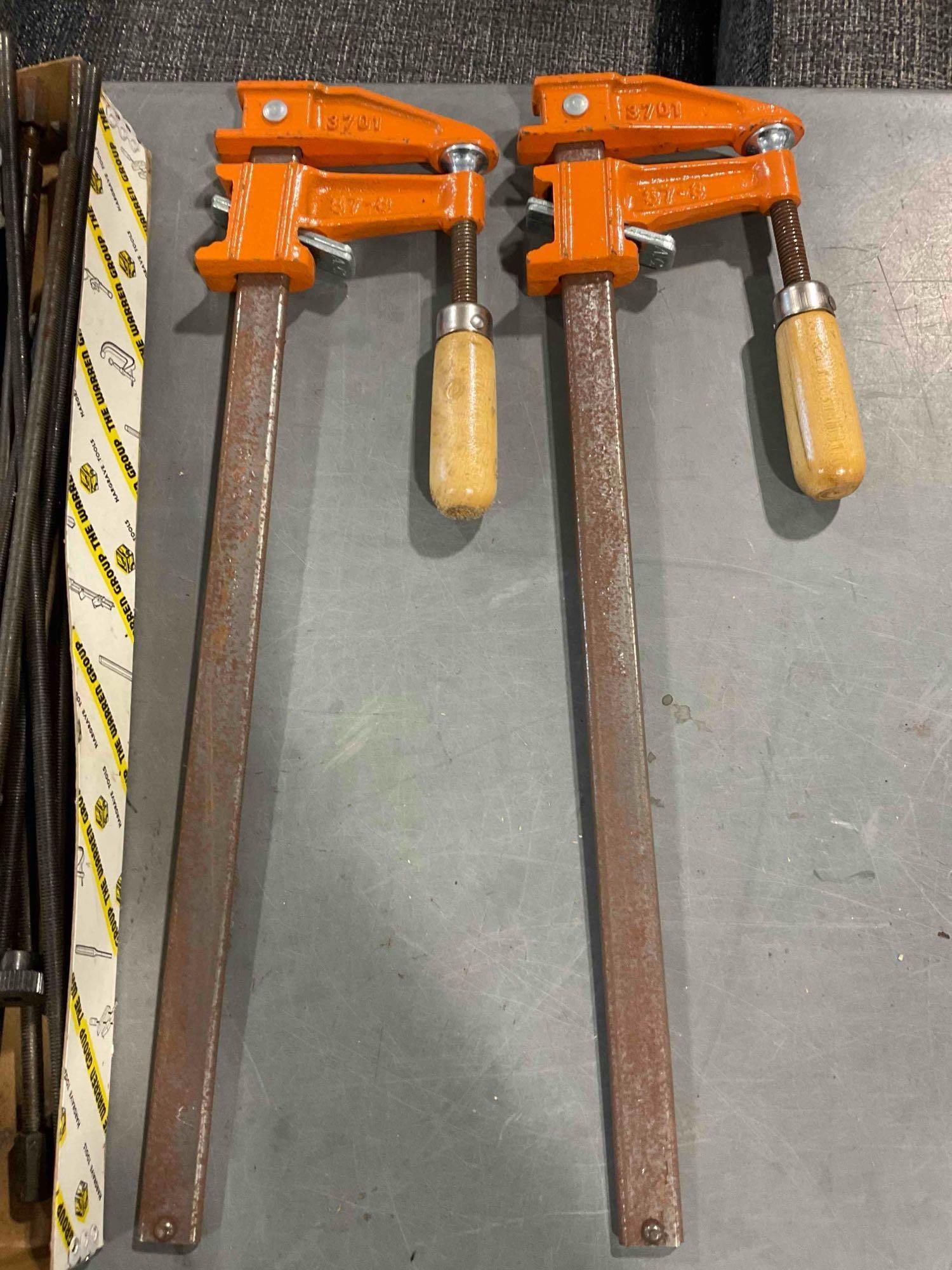 10 pcs Hand Tools & Supplies, incl. Vintage Jorgensen Steel Bar Clamps & Much More! See pics. - 7