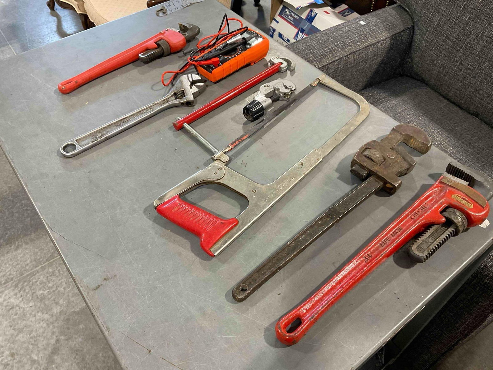 8 pcs Hand Tools & Supply Assortment, incl. Ridgid Heavy Duty 18" Pipe Wrench & Much More! - 2