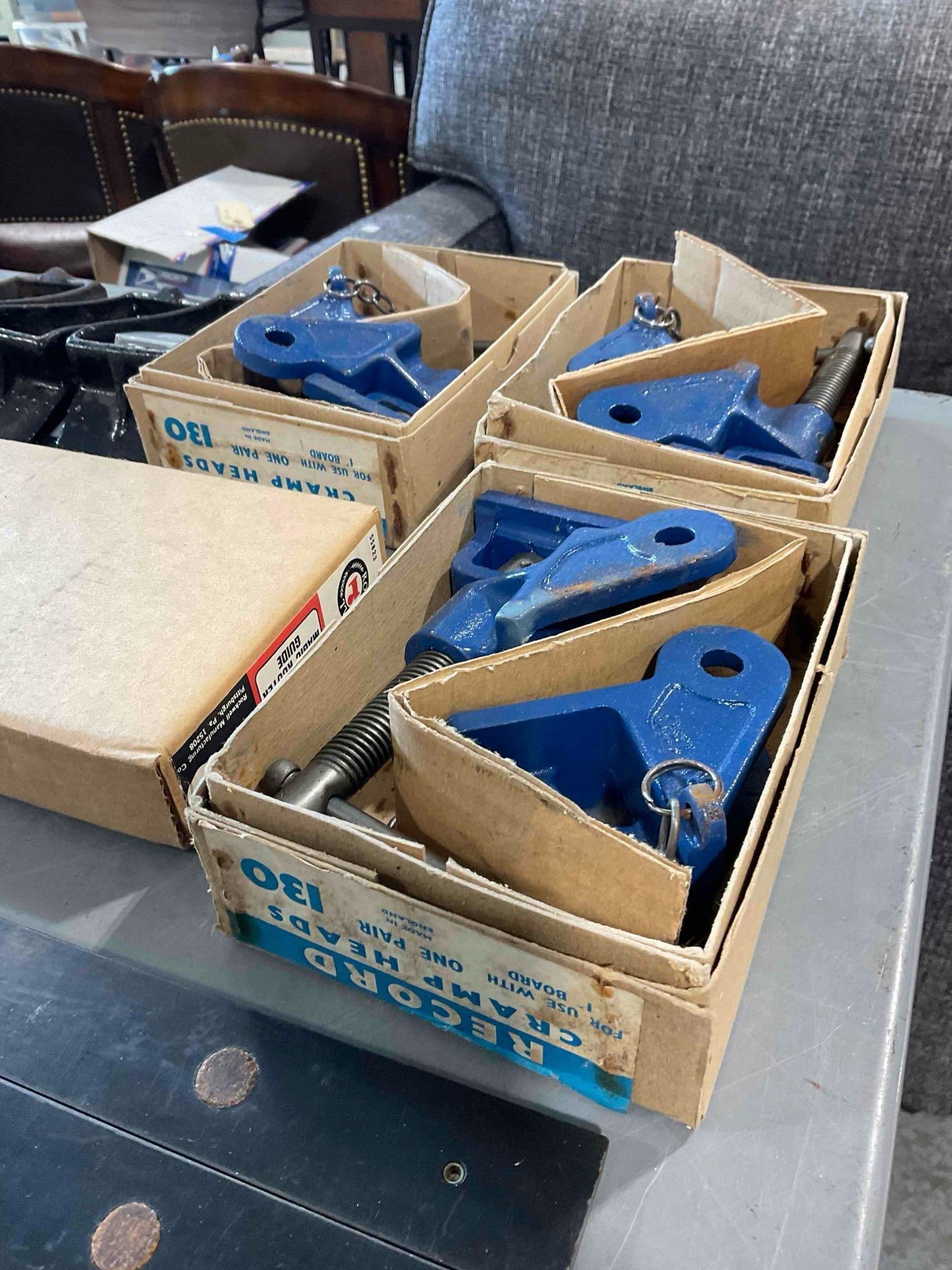 14 pcs Hand Tools & Supply Assortment, incl. Record Cramp Heads, Jorgensen Clamp & More! - 3