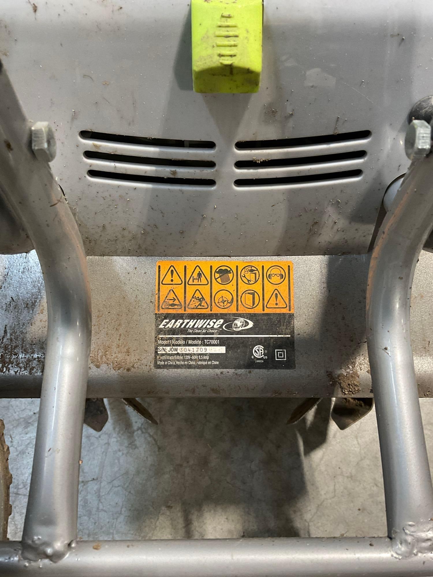 Earthwise Model TC70001 8.5 Electric Tiller/Cultivator - 5