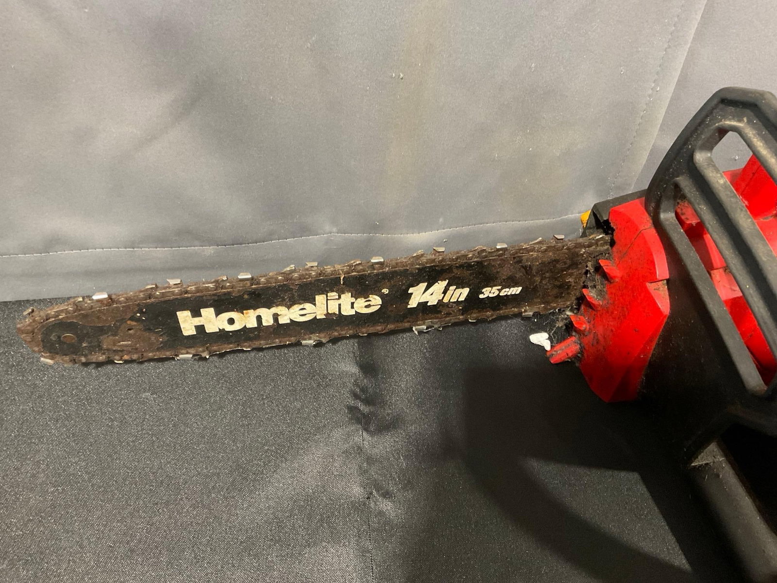 Homelite 14 inch Chainsaw & Black & Decker Hedgehog, both electric, used previously - 5