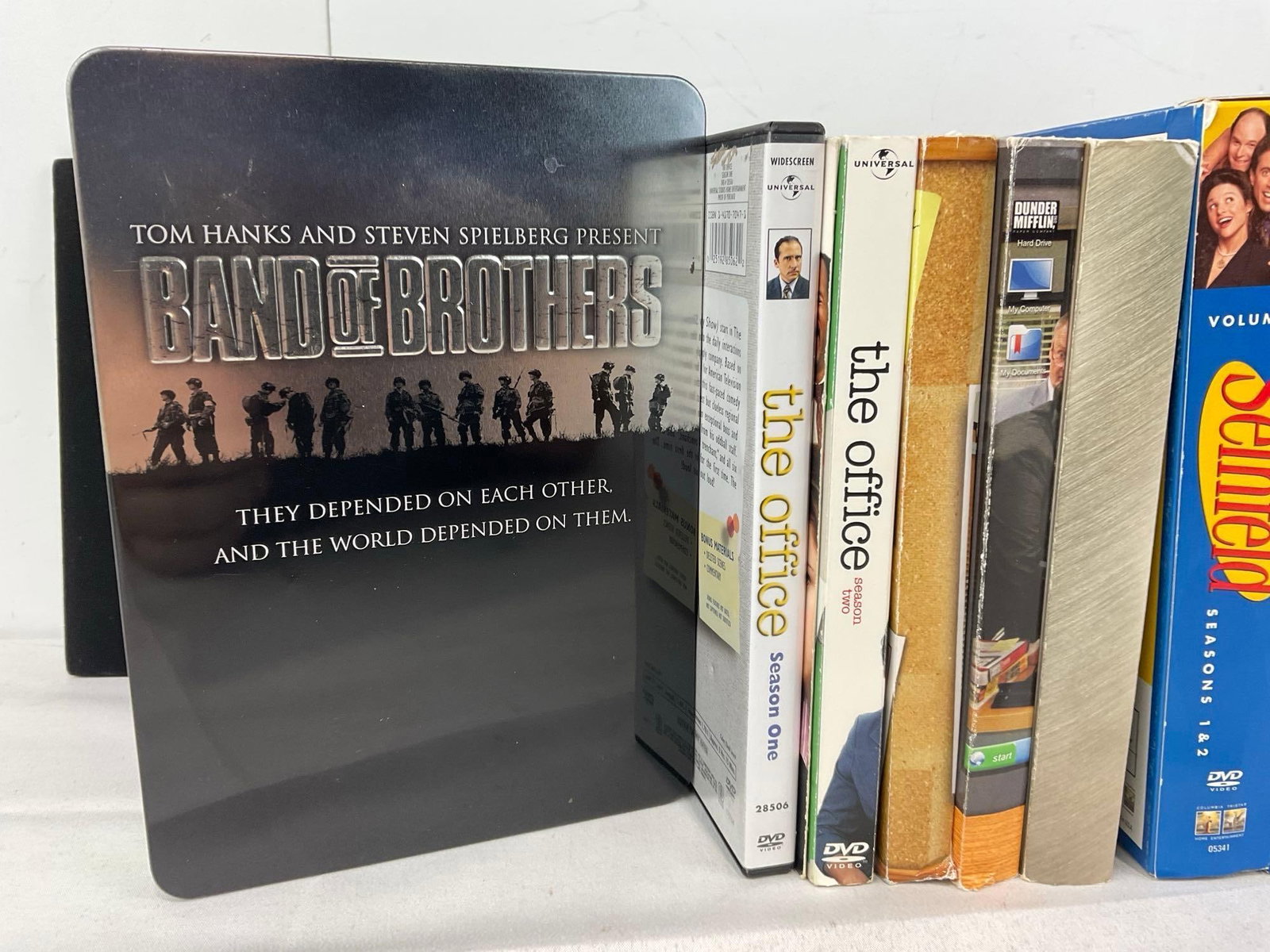 Band of Brothers, The Office seasons 1-5, Full Set of Seinfeld on DVD, & Back To The Future 1-3 - 2