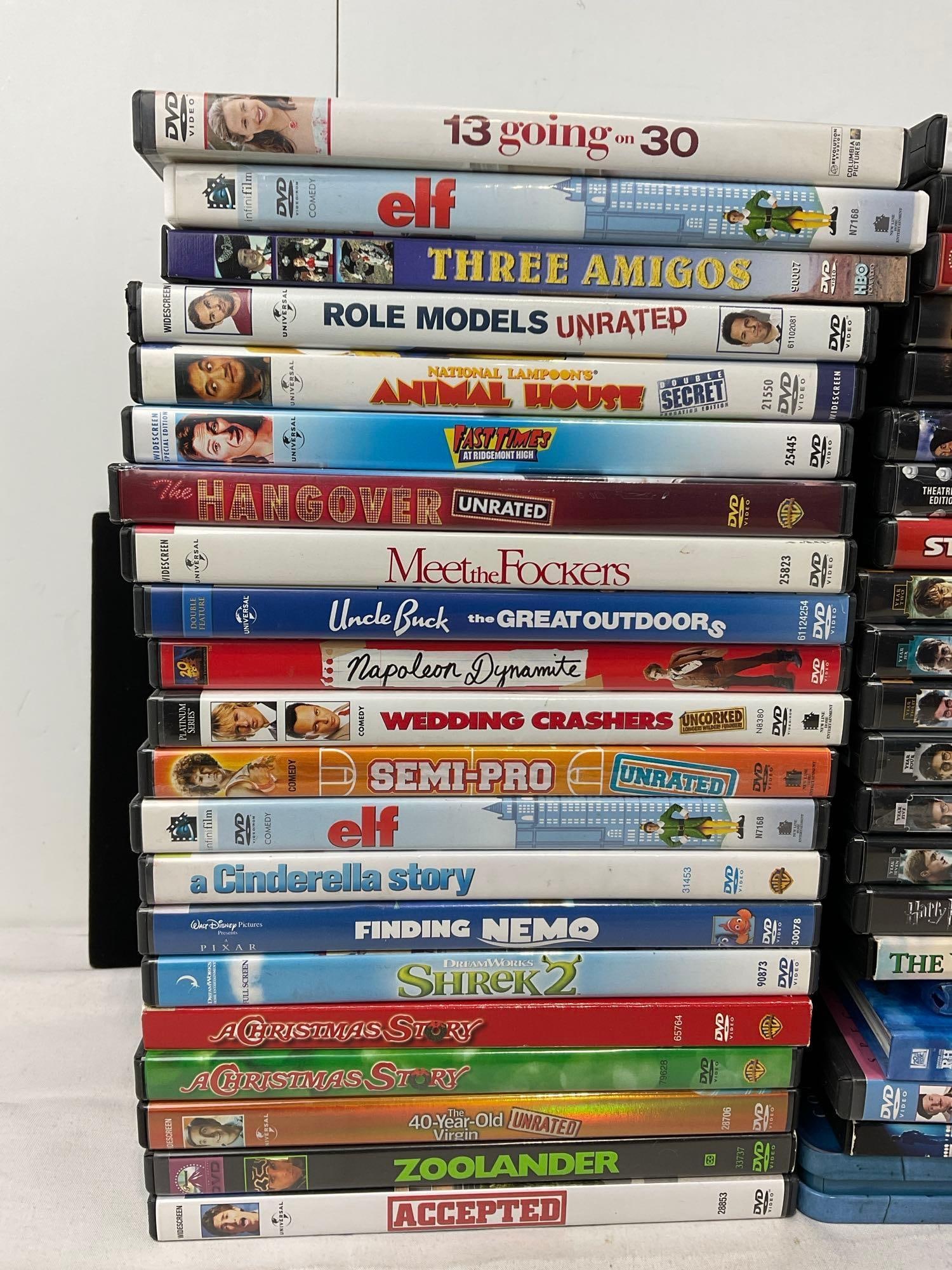 Set of 60+ DVDs, most Harry Potters, Comedies, Classics, & more - 2