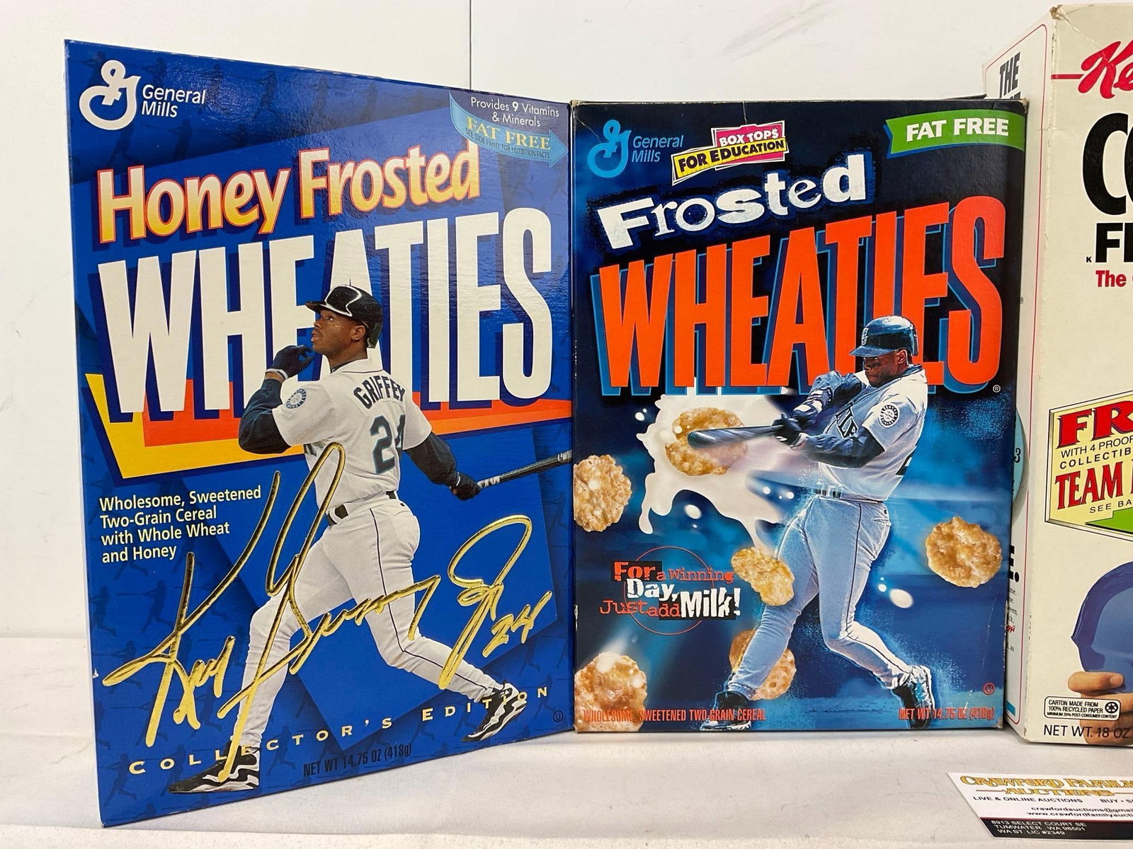 4 Cereal Boxes w/2x Ken Griffey Jr, Nolan Ryan, & Anthony Rizzo on the cover, Collectors Packages - 2