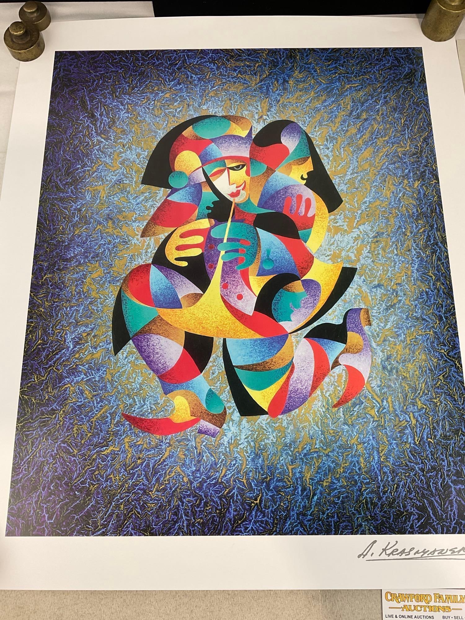 Unframed Seriolithograph, Play That Horn II #15 by Anatole Krasnyansky, 2013 w/COA, 20x24 inches - 2