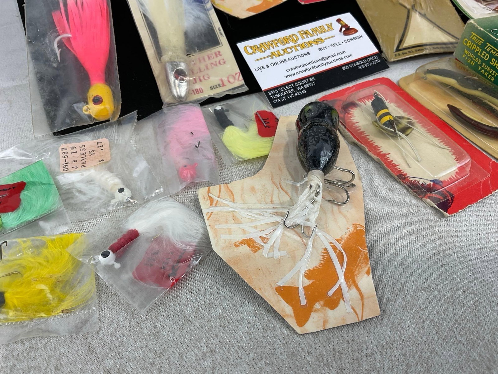 Variety of Fishing Lures NIP, True Temper Crippled Shad, Cascade Trolls, Compac Jig, Penguin Mult... - 2