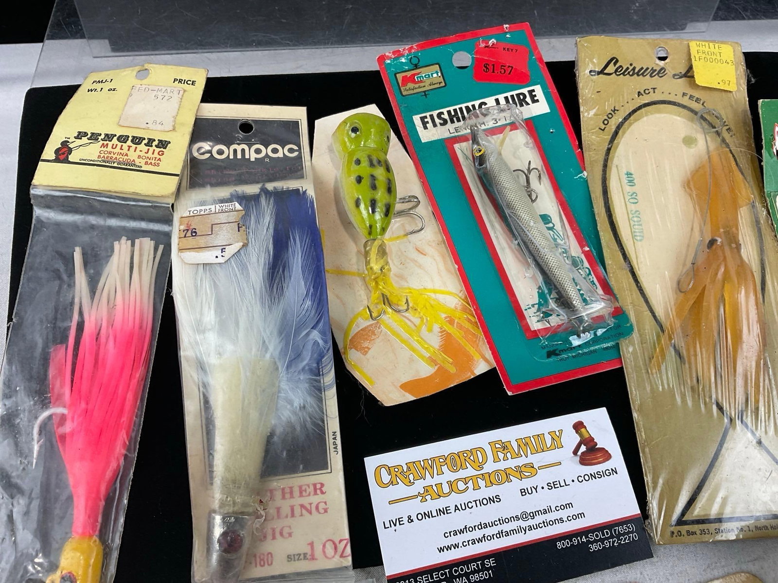 Variety of Fishing Lures NIP, True Temper Crippled Shad, Cascade Trolls, Compac Jig, Penguin Mult... - 3