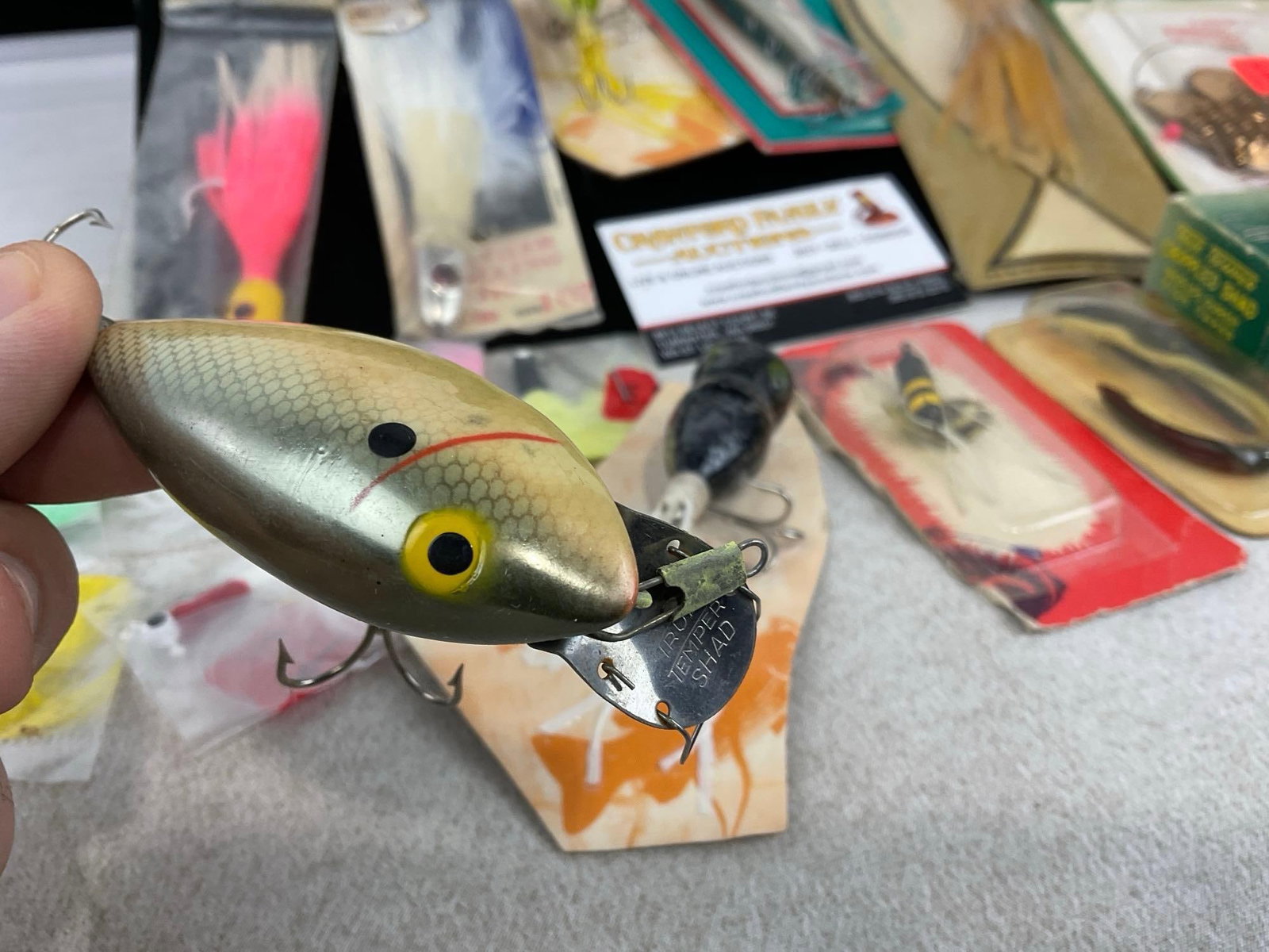 Variety of Fishing Lures NIP, True Temper Crippled Shad, Cascade Trolls, Compac Jig, Penguin Mult... - 5