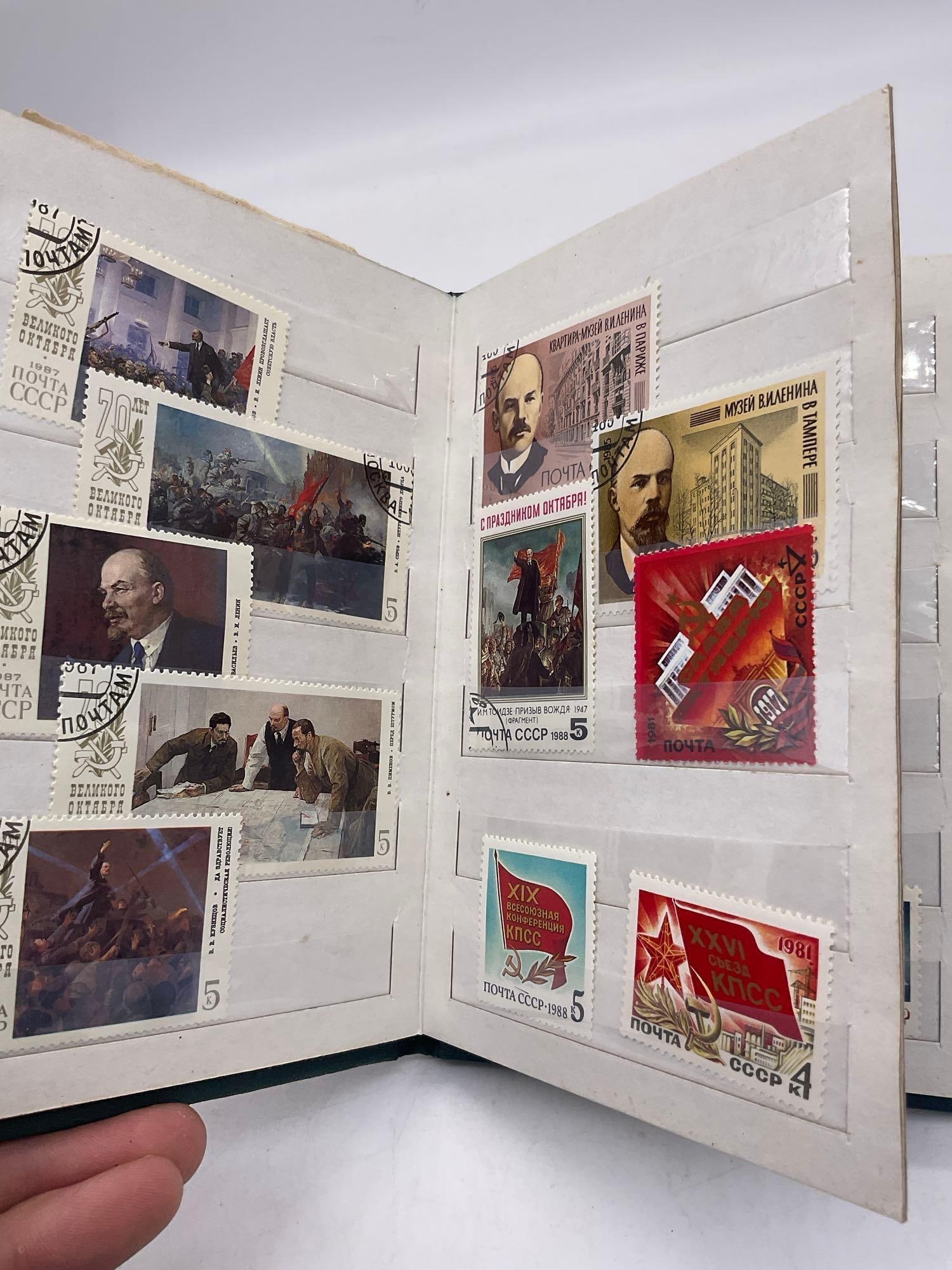 Collection of vintage and antique stamps incl a booklet of Russian/CCCP stamps - 8