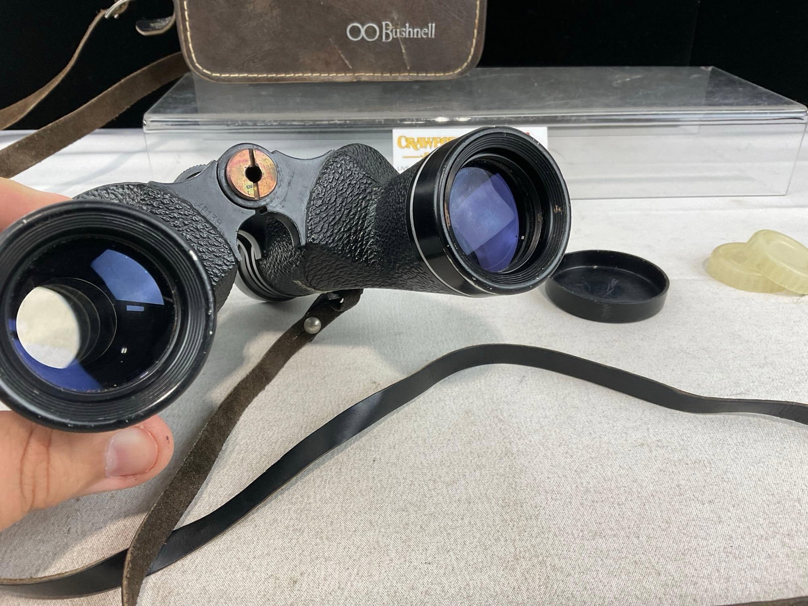 Banner by Bushnell 7x35 Fully Coated Optics Binoculars w/Leather Case - 3