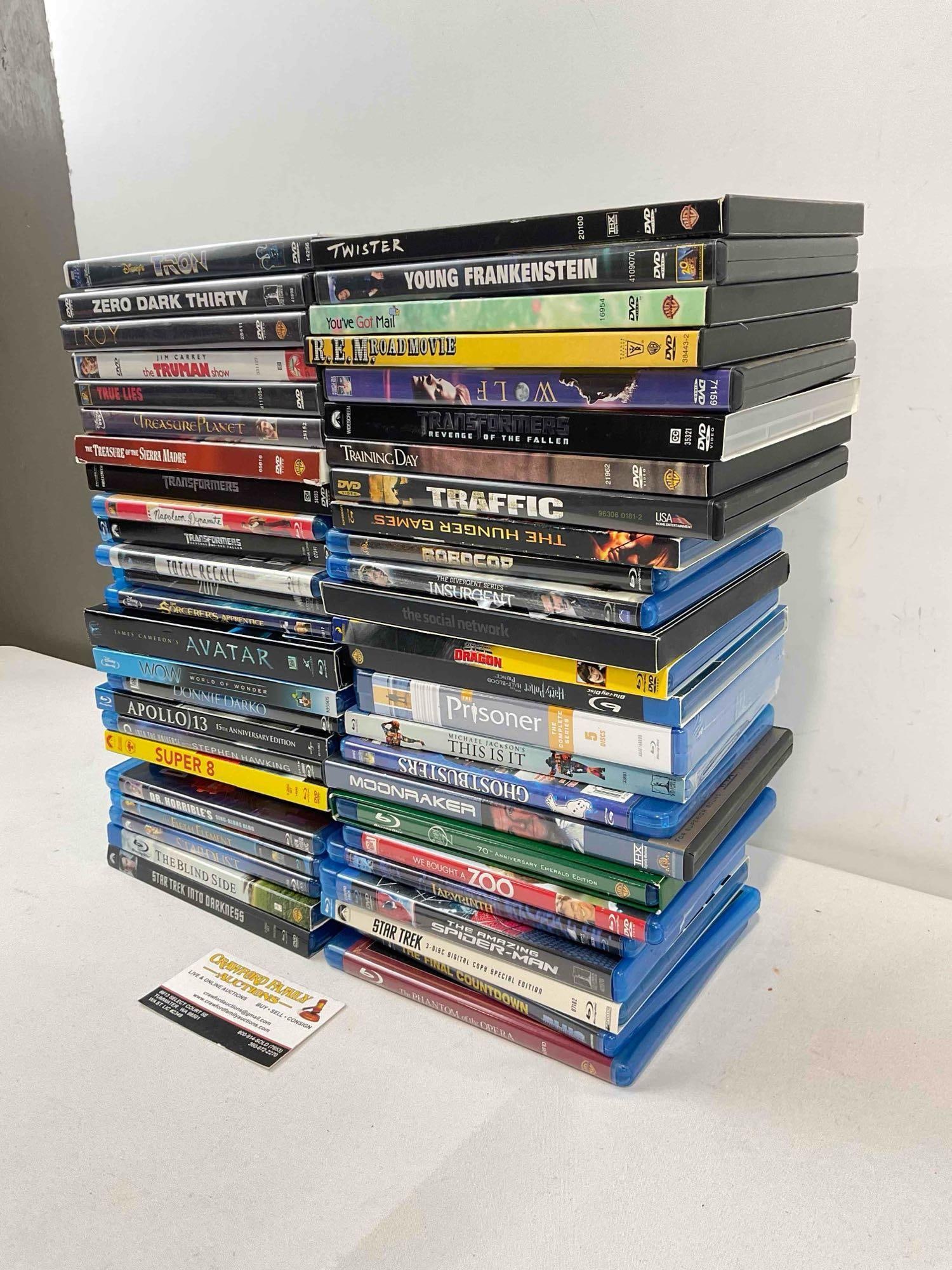 50 pcs DVD & BluRAY Movie & TV Show Collection, incl. Avatar, Twister, Star Trek & More! - 2
