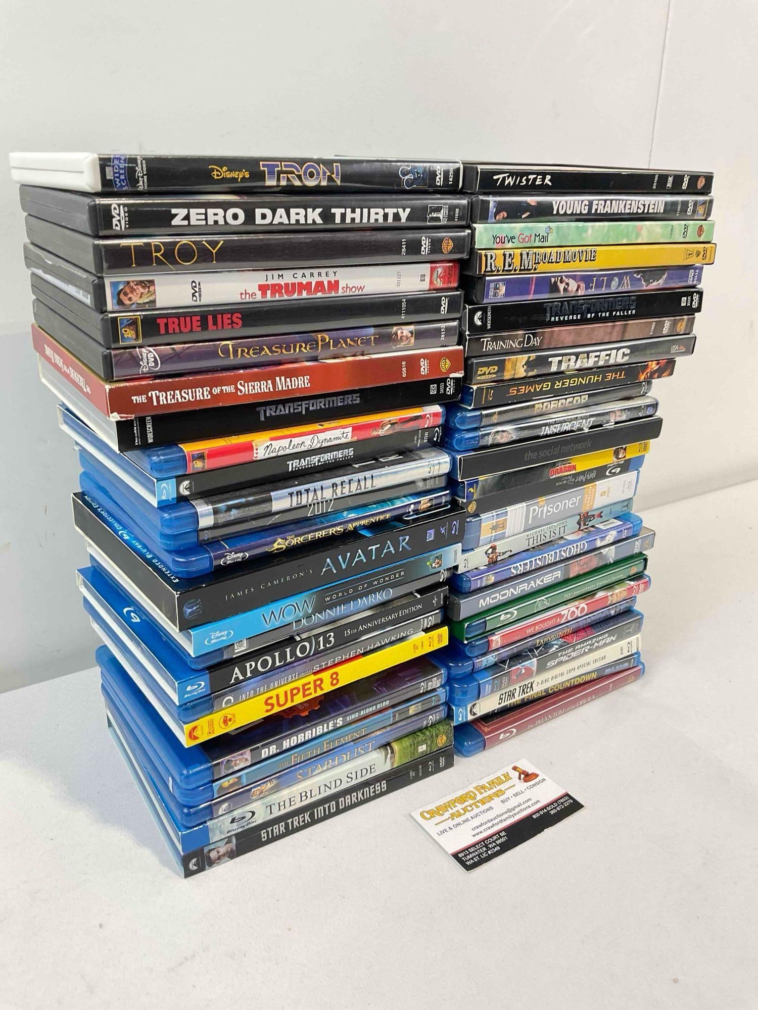 50 pcs DVD & BluRAY Movie & TV Show Collection, incl. Avatar, Twister, Star Trek & More! - 3