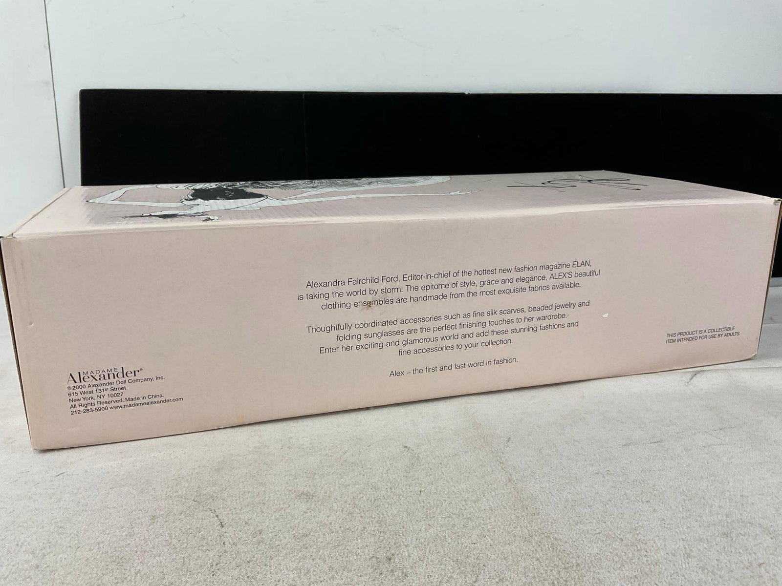 2002 Madame Alexander Doll co, Cherry Blossom Jade, w/COA, in box, no clothes included - 2