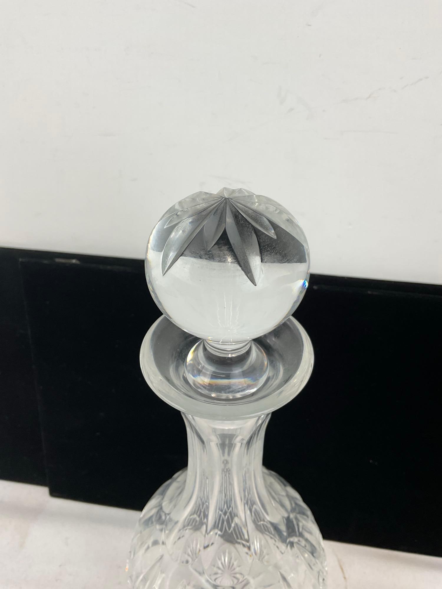 Cut Crystal Atlantis Crystal Decanter, 12 inches tall - 2