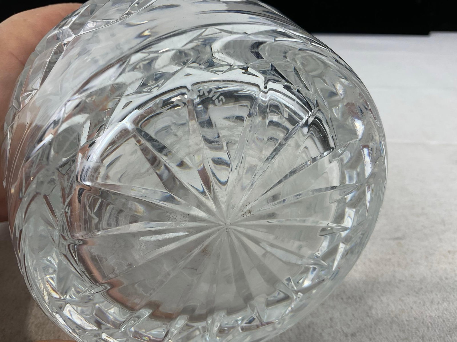 Cut Crystal Atlantis Crystal Decanter, 12 inches tall - 4