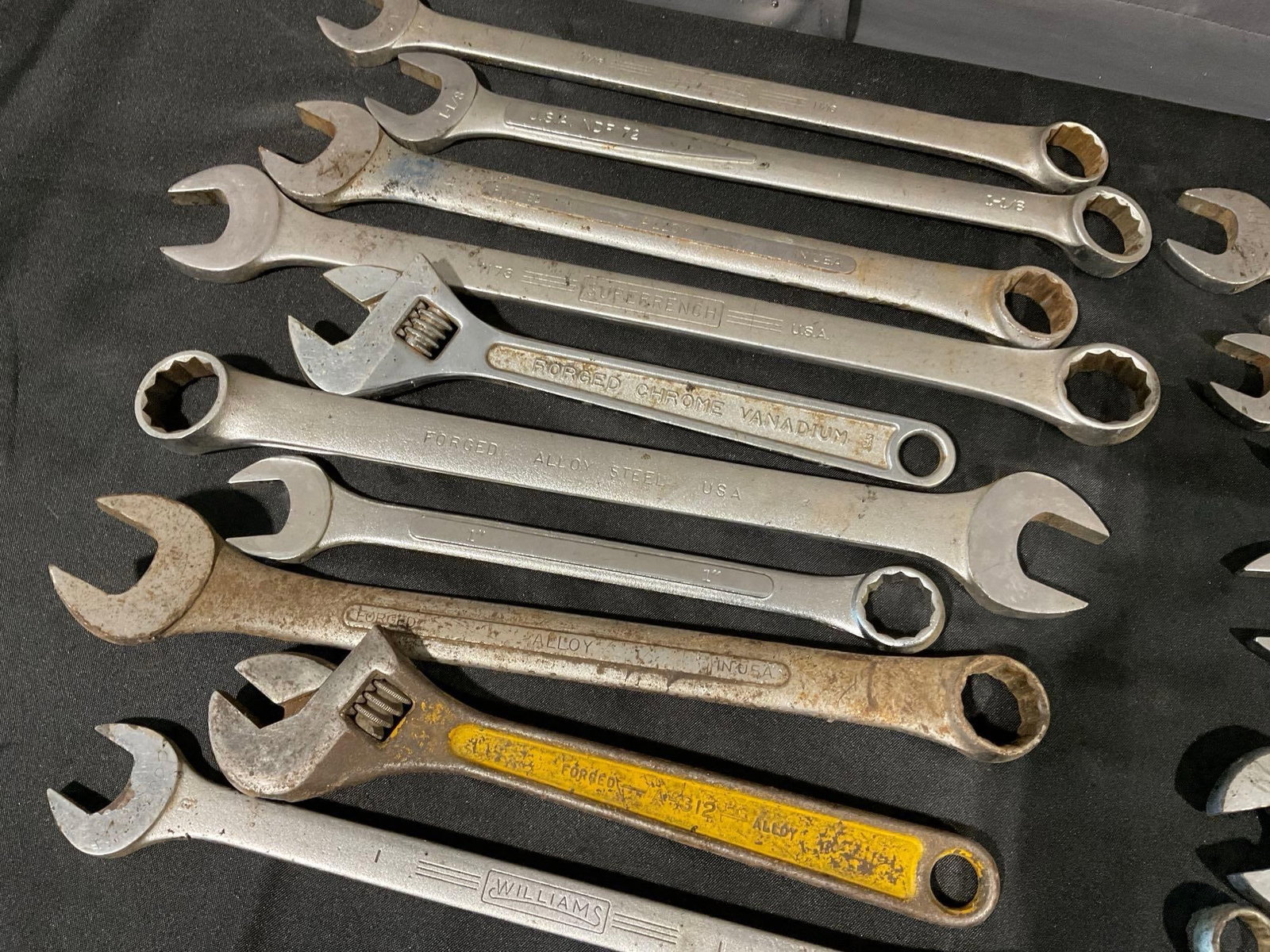 Variety of 19 Crescent & Combo Wrenches, Napa, Williams, Diamalloy, New Britain, Fuller & more - 5