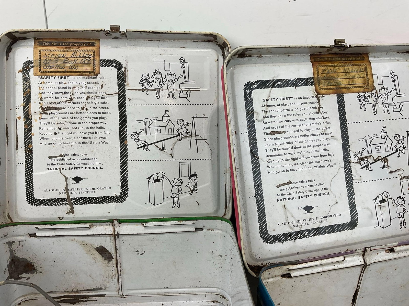 Vintage 1970 & 1972 Aladdin Industries Lunch Boxes, & Vintage 1970s Tonka Semi Cab Truck - 6