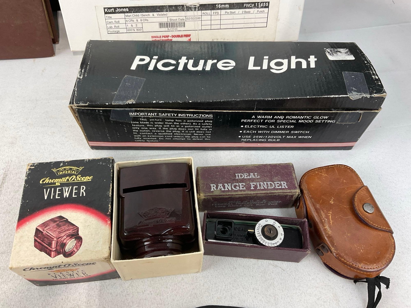 Kodak EK6 Instant Camera, Film Reels, Album of Vintage Vinyl, Photography Acces. Quicksnap Camera - 7