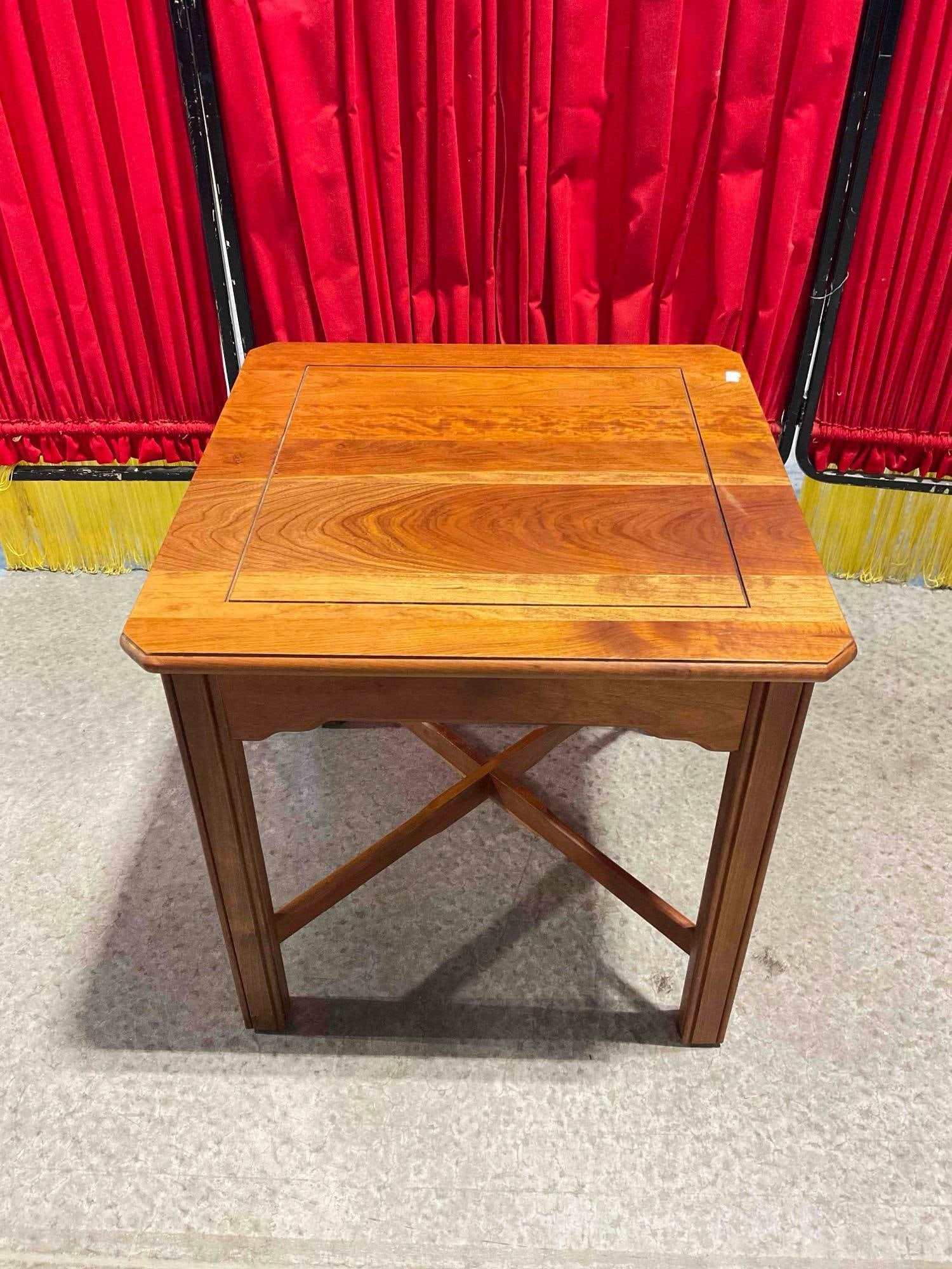 Vintage Ellsworth Western Reserve Cherry? Wood Side Accent Table. Good Condition. See pics. - 4