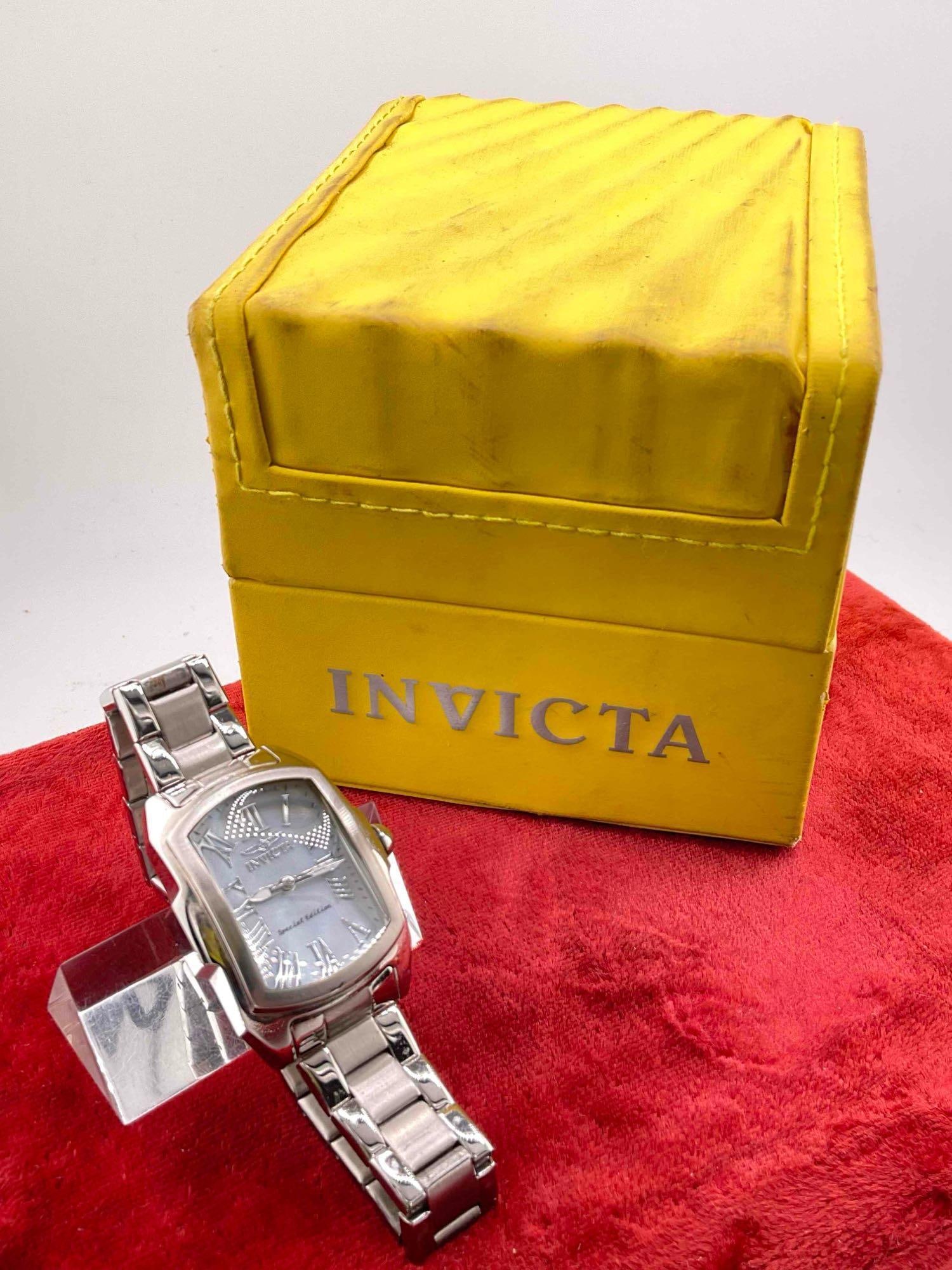 Invicta Lupah Women's Quartz Stainless Steel Wrist Watch Model 19791 w/ Original Box. See pics. (1 of 3)