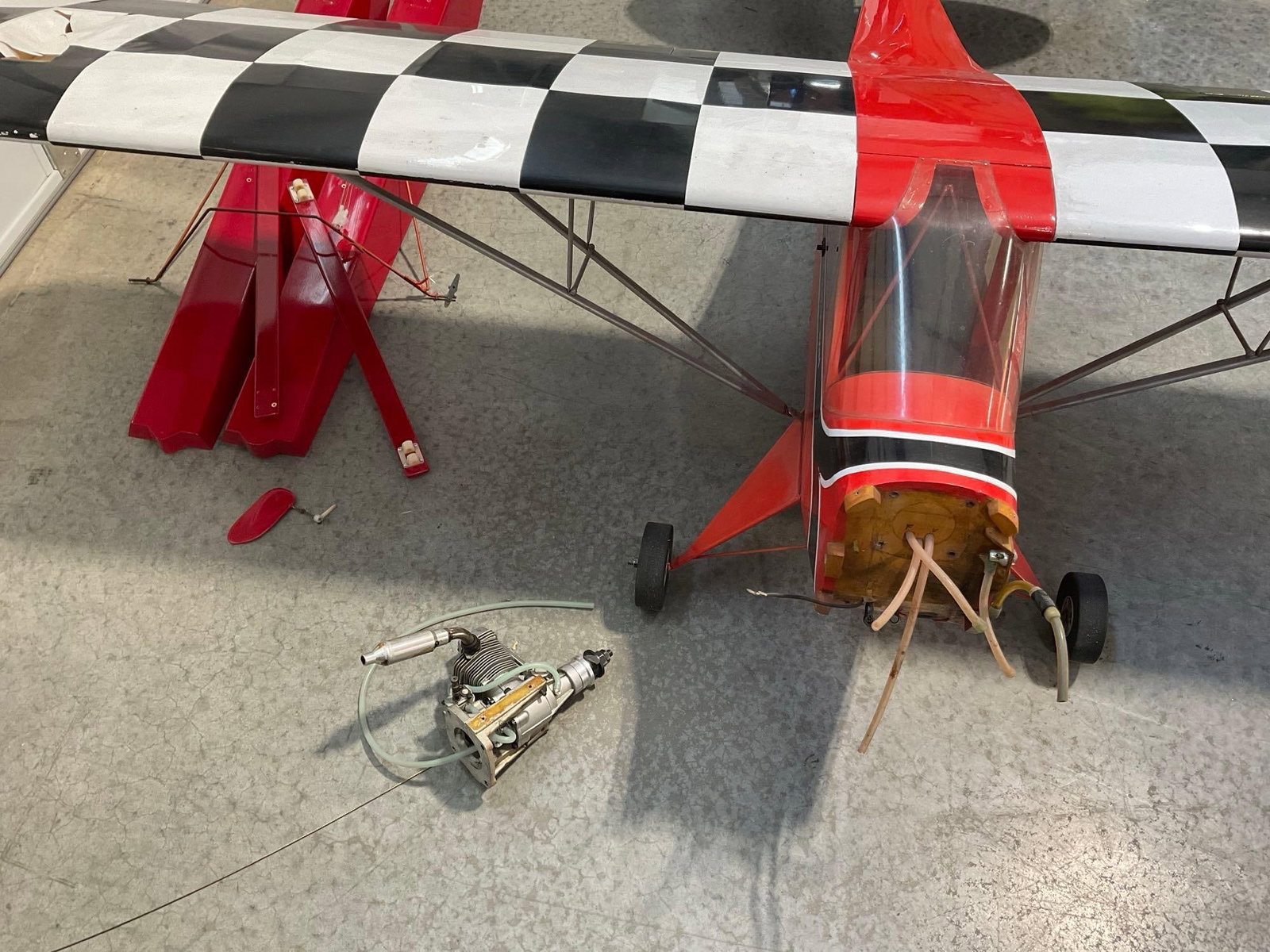 Telemaster RC Airplane, + Seaplane add on, w/unattached OS FS-120 Surpass 4 Stroke Glow Engine, 2... - 2