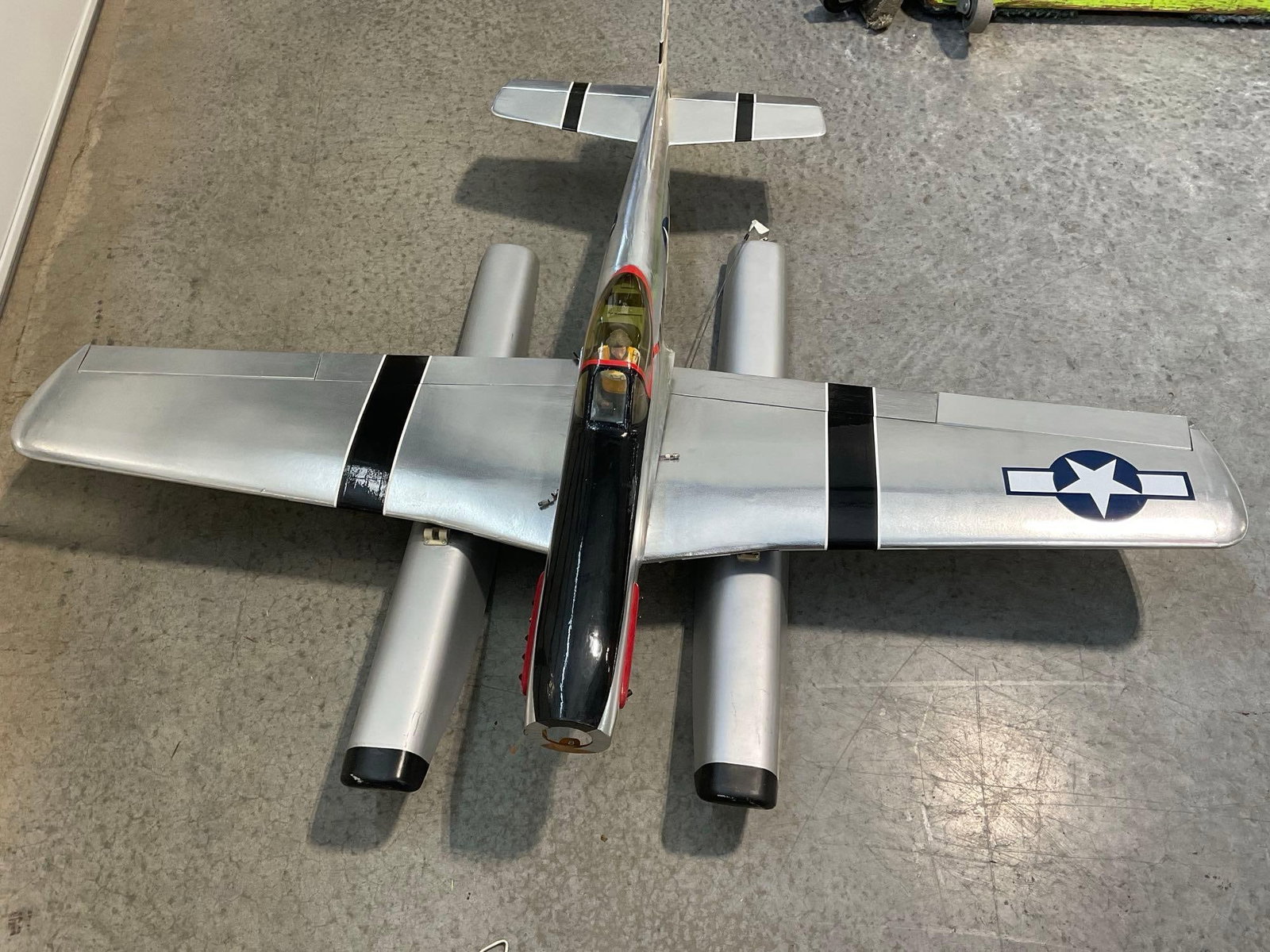P-51D Mustang RC Airplane w/seaplane add-on, 5 foot wingspan, no engine included - 2