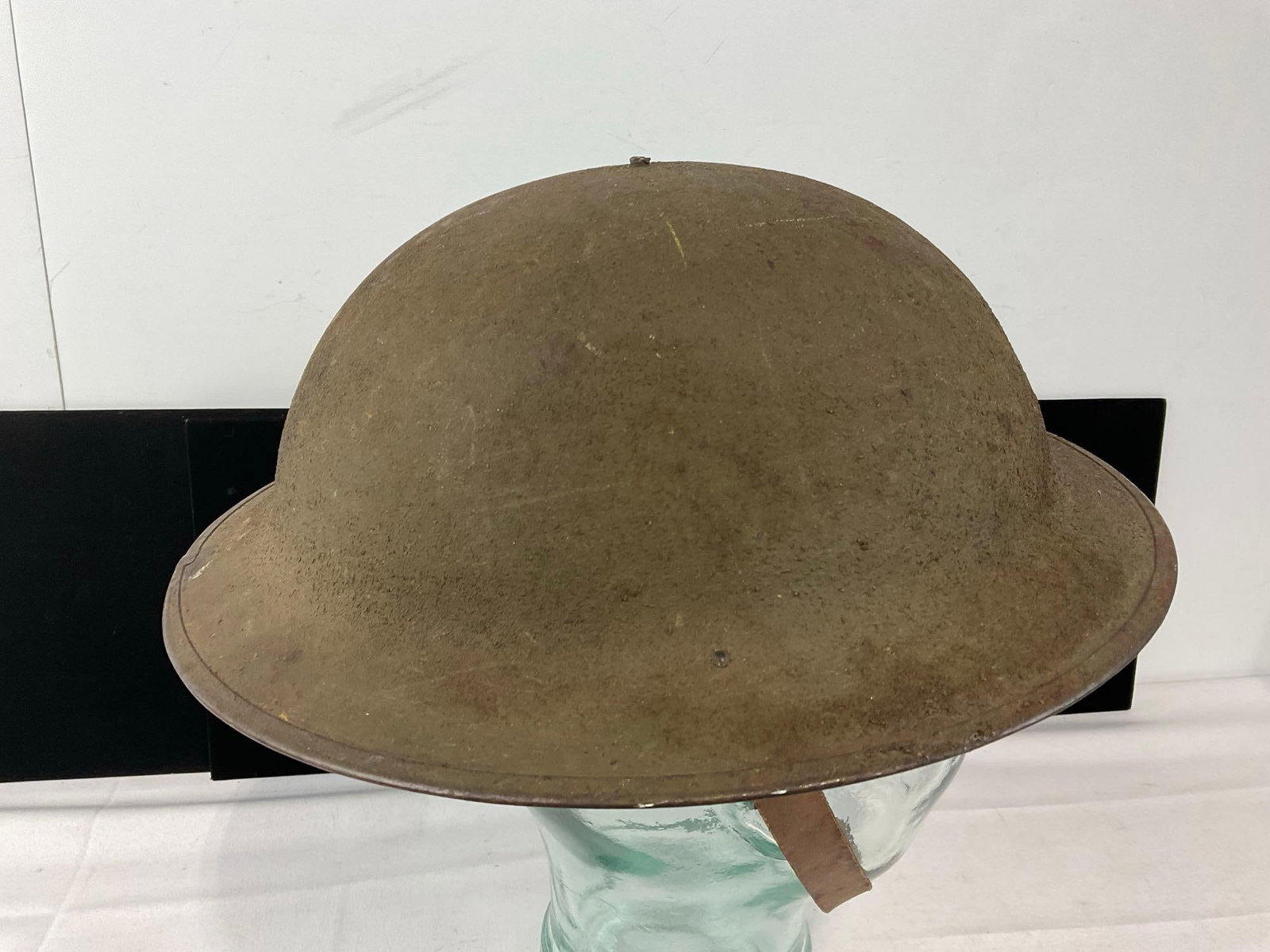 US WWI era M1917 Doughboy Steel Helmet, Insignia of 3rd Infantry Division, Rock of the Marne - 3