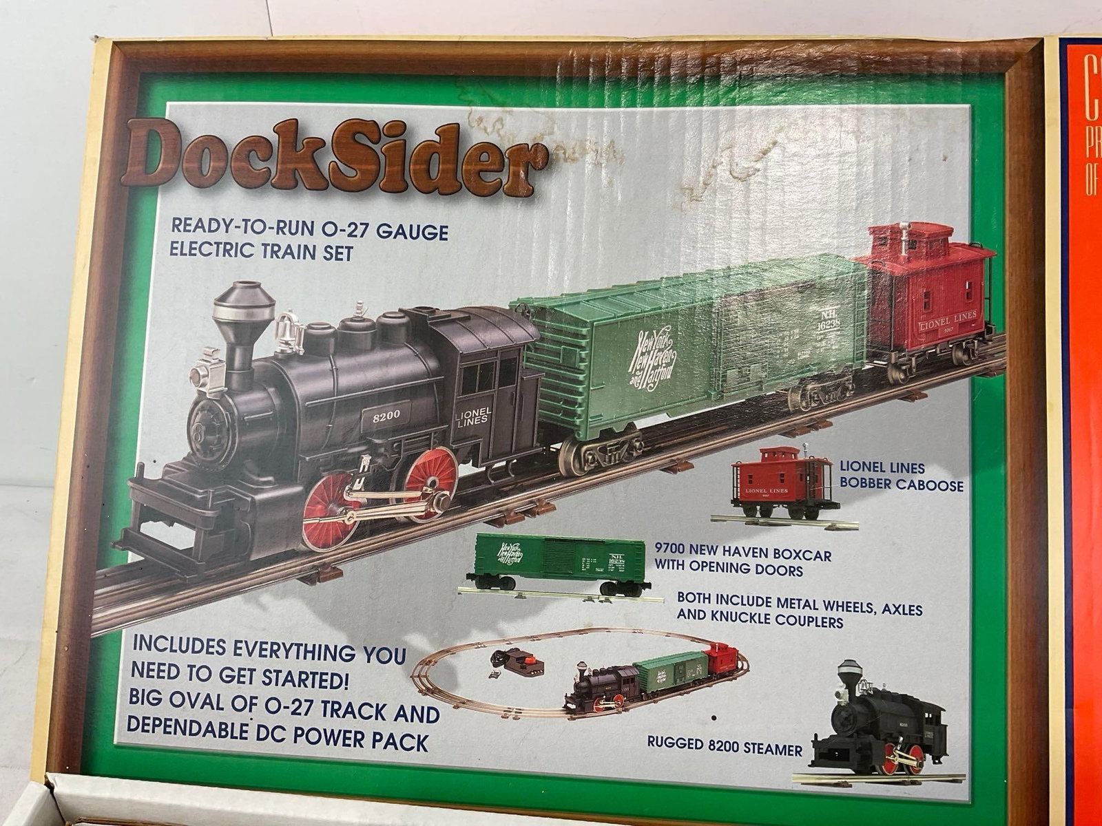 Lionel DockSider 6-11919 Ready-To-Run O-27 Gauge Electric Train Set, Locomotive, Boxcar, & Caboose - 2