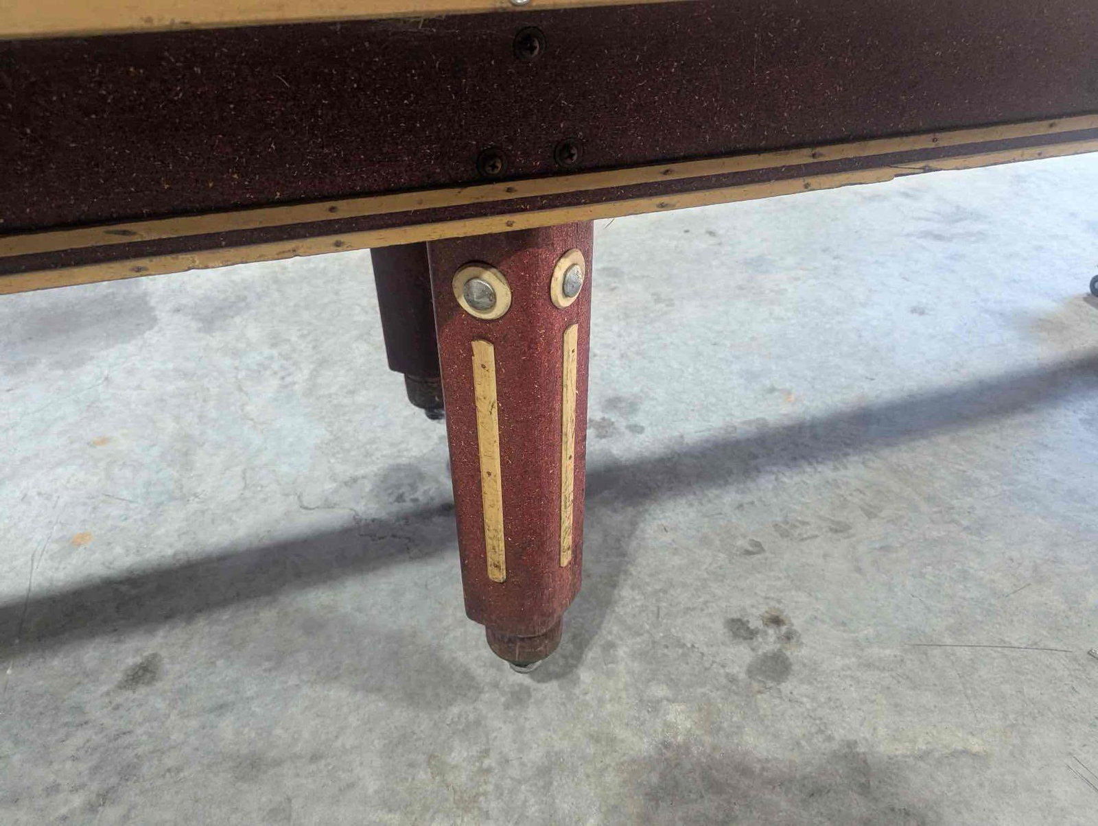 Vintage Mid century professional Tornamnet American C0. 22' Shuffle board table w/ score board - 10