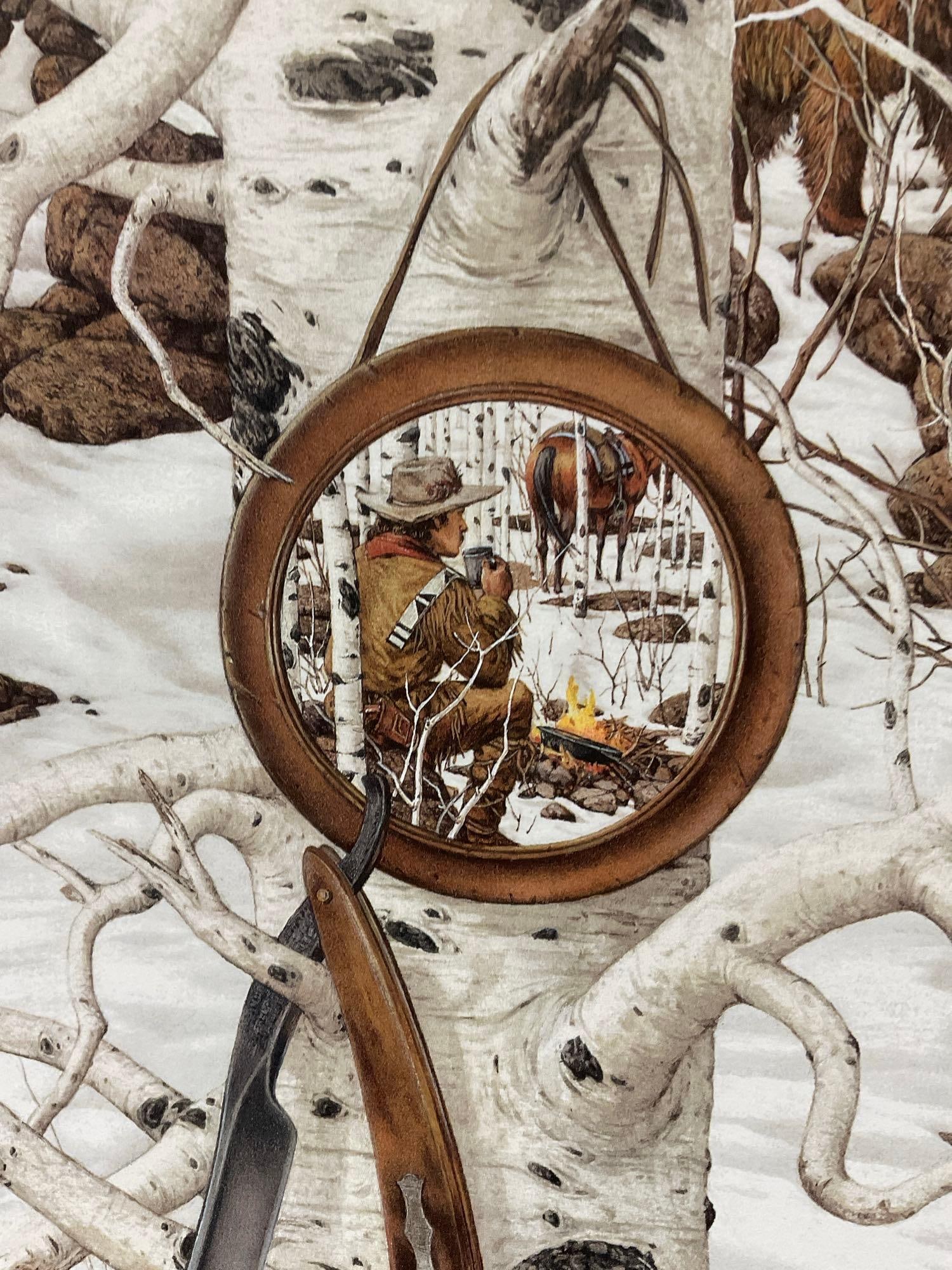 Unframed Signed & #d 1580/20000 Litho, titled Three More For Breakfast by Bev Doolittle, 20x20 w/... - 8