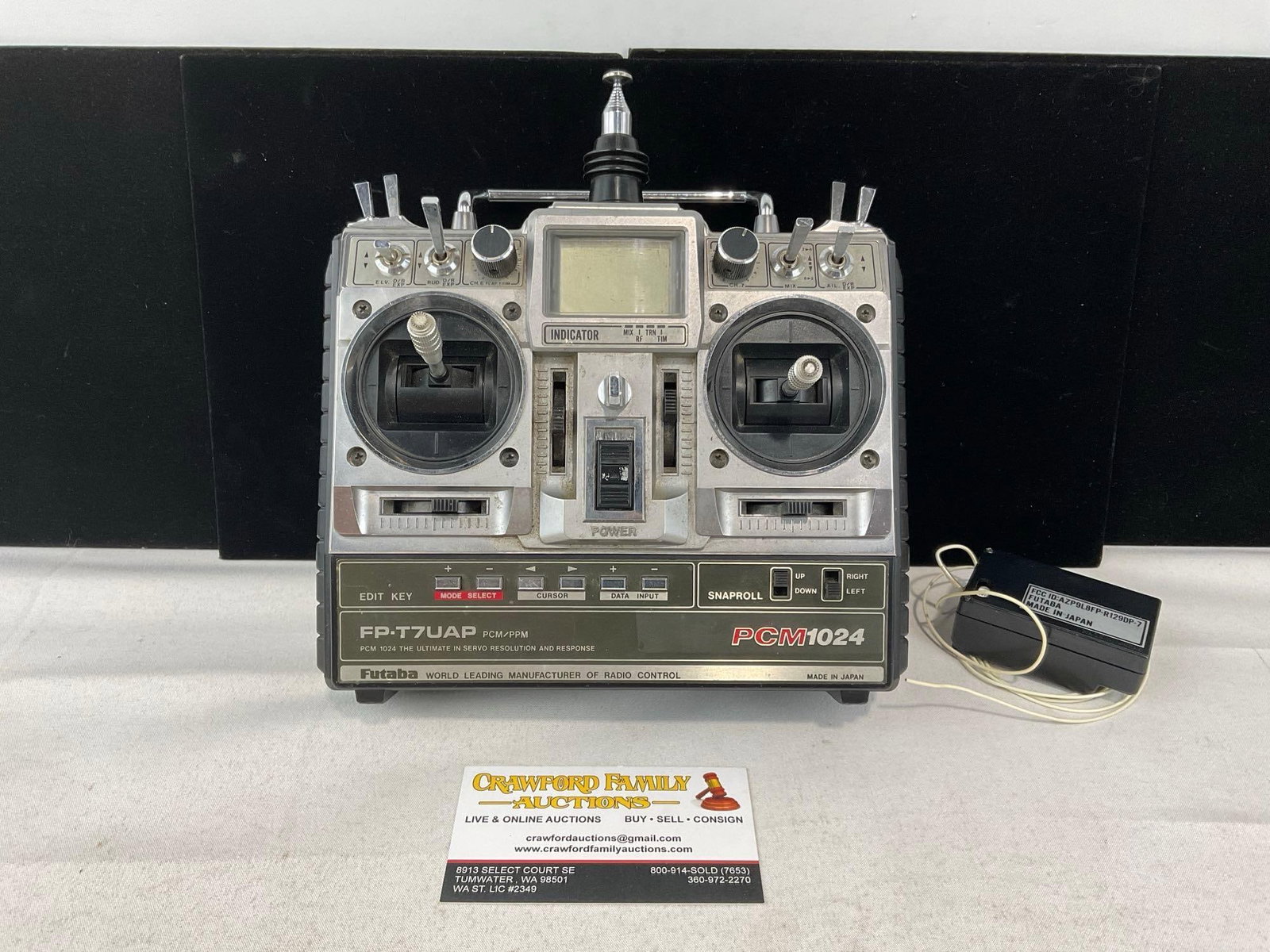 Futaba FP-T7UAP PCM1024 PCM/PPM 7-Channel Radio Control Transmitter: Appears to be in good shape. The piece measures approx 6h x 16w x 11d inches. See pics. E-6260