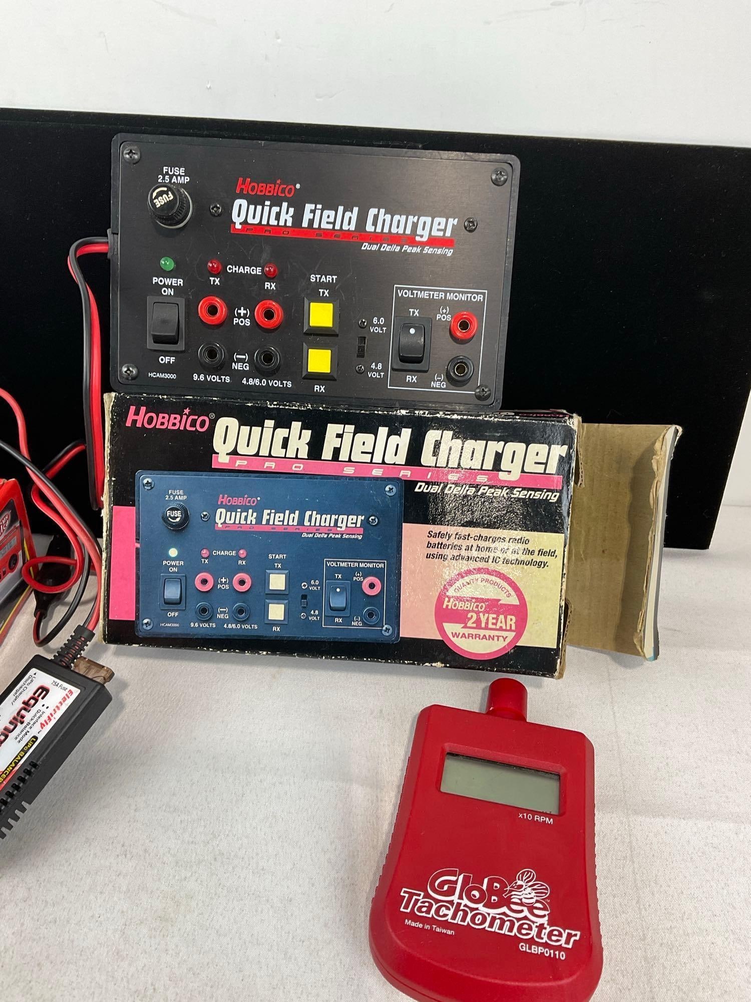 Hobbico Quick Field Charger & Triton Computerized Peak Charger & more RC pieces - 3