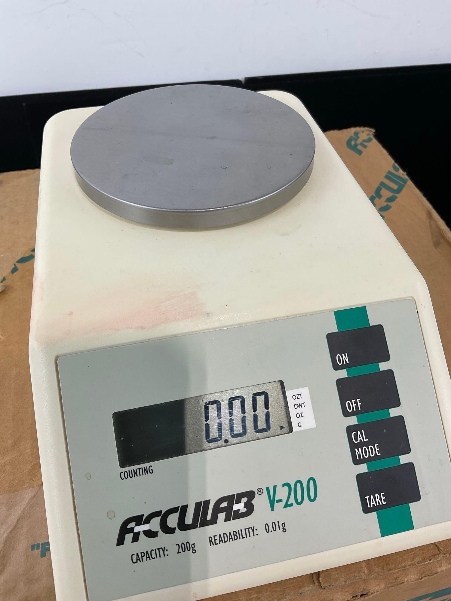 Acculab V-200 Digital Portable Balance Scale, w/9 volt battery, no ac adapter, original box - 2