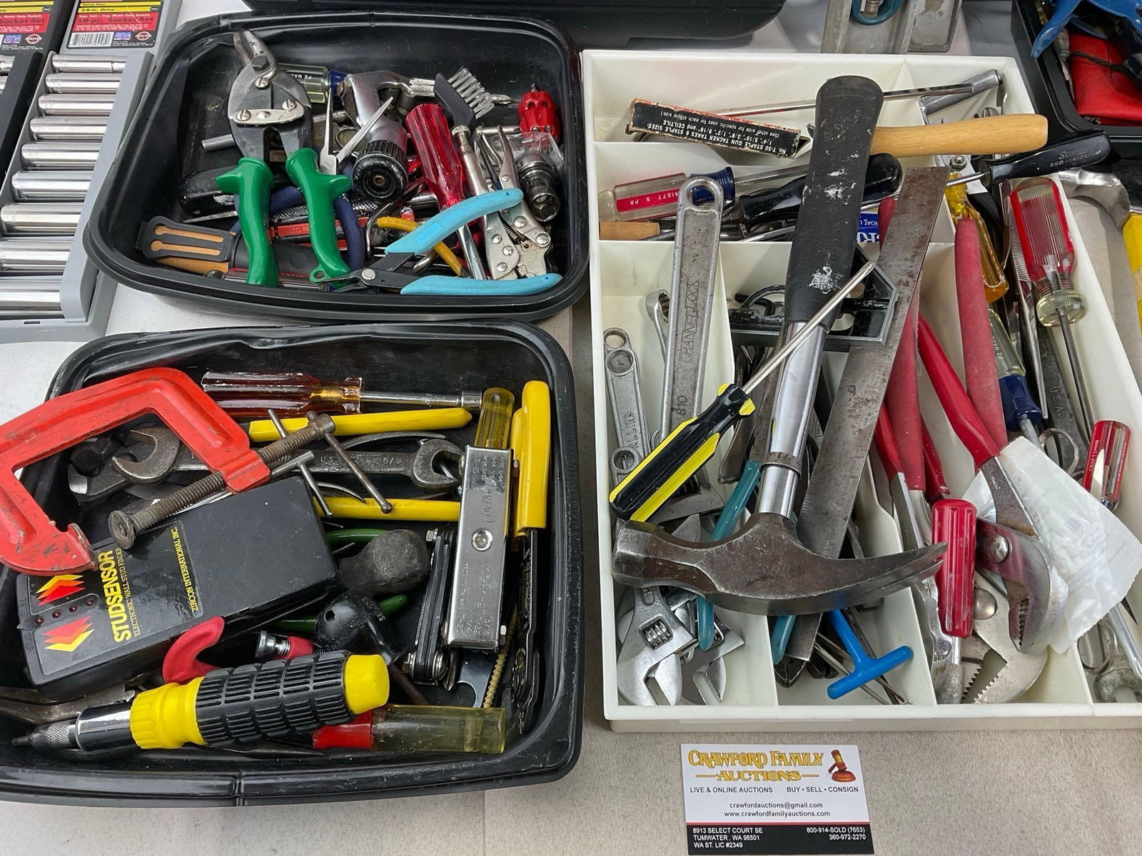 Craftsman Socket Set, Assorted Tools, Screwdrivers, Hammers, Pliers, & more - 3