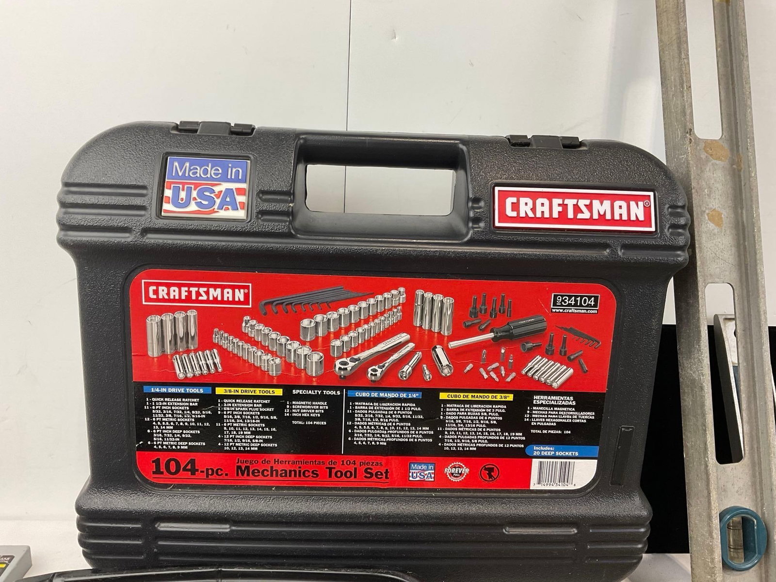 Craftsman Socket Set, Assorted Tools, Screwdrivers, Hammers, Pliers, & more - 4