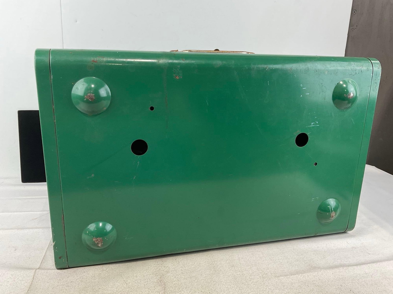 Vintage Coleman 413G Double Burner Camp Stove, white gas, 1950s-70s era, some finish wear - 6