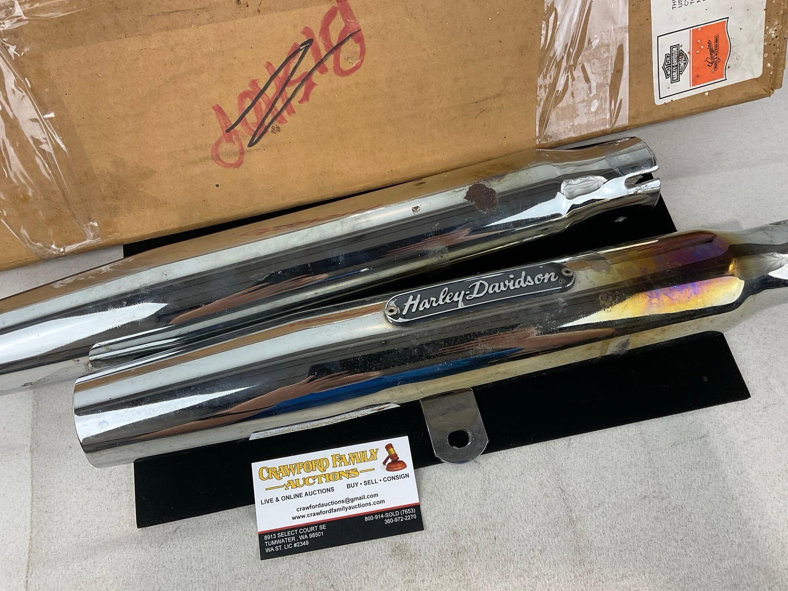 Vintage Harley Davidson Muffler Taper Kit, Used, looks to be in original box, model 80017-85 - 2