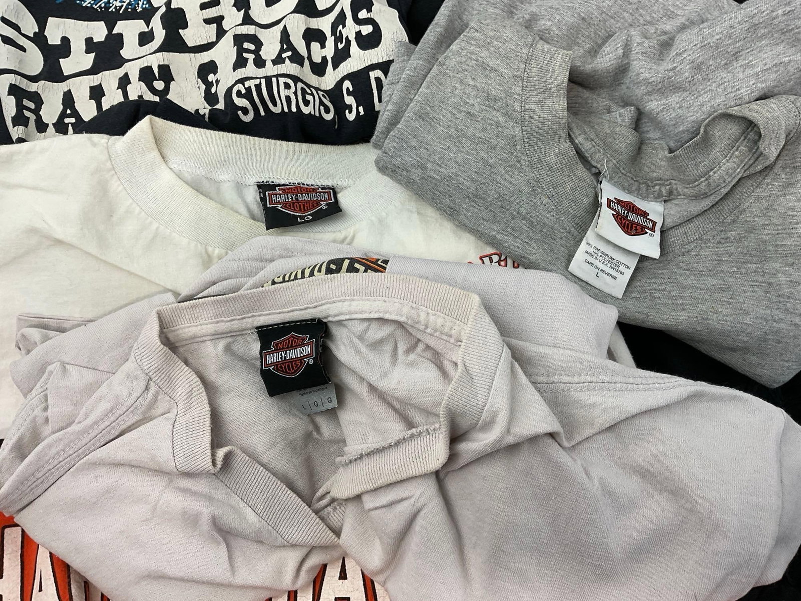 Variety of 13 Harley Davidson Mens Size Medium & Large T-Shirts, Vintage & more modern - 6