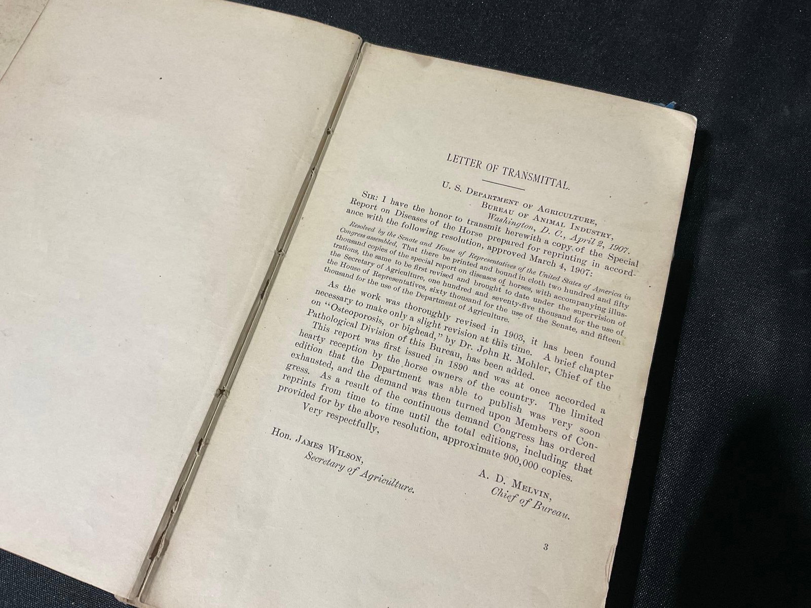 Set of 3 Old Veterinary Books, 2x 1940s Surgery Notes by ER Frank, & 1907 Diseases of the Horse - 6