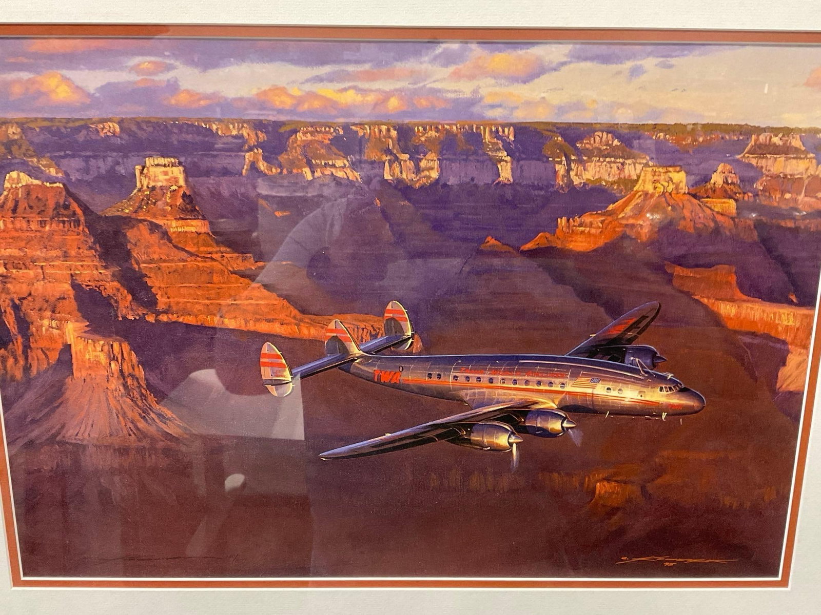 Framed Signed & #d 150/850 Litho, Canyon Starliner by Craig Kodera, 21x28 inches w/COA - 2